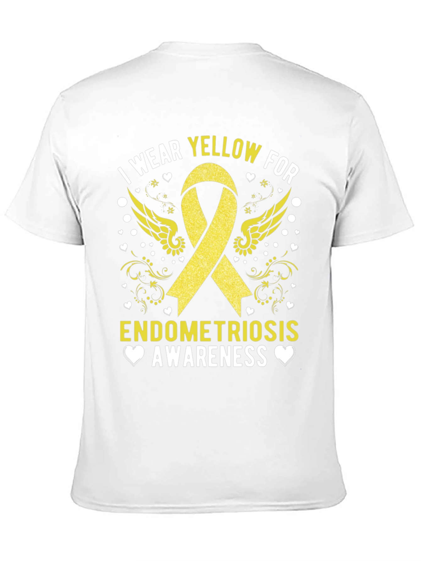 Camiseta Concienciación Endometriosis Amarillo