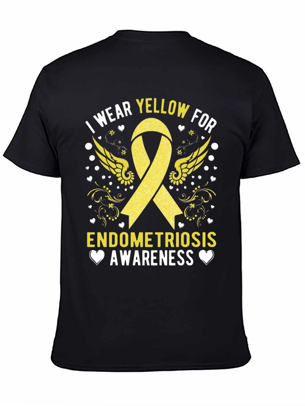 Camiseta Concienciación Endometriosis Amarillo