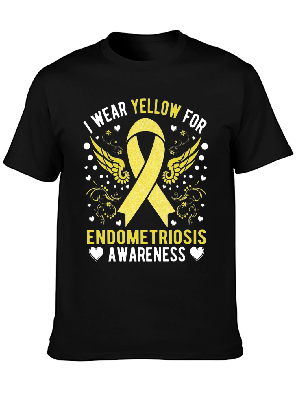 Camiseta Concienciación Endometriosis Amarillo