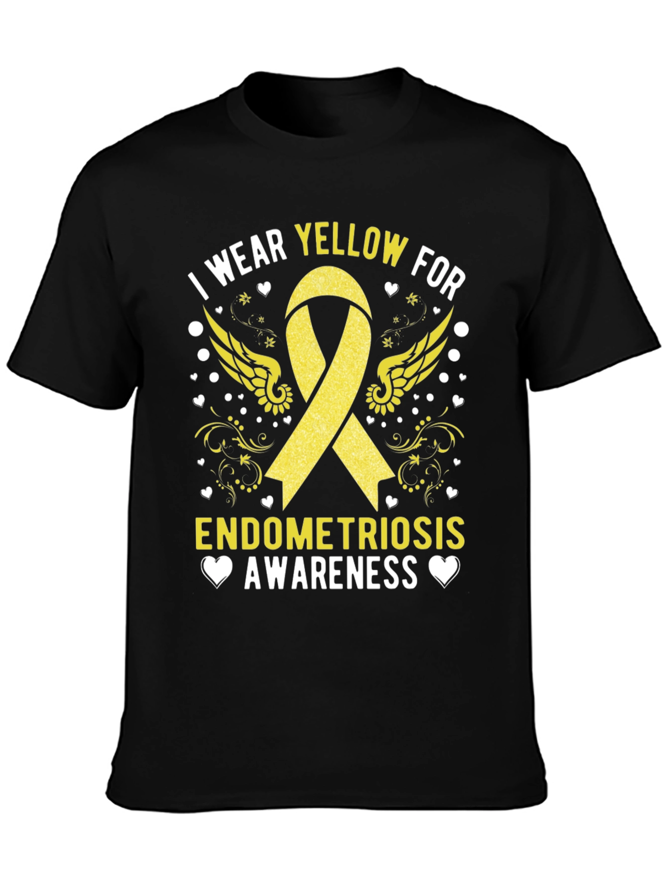 Camiseta Concienciación Endometriosis Amarillo