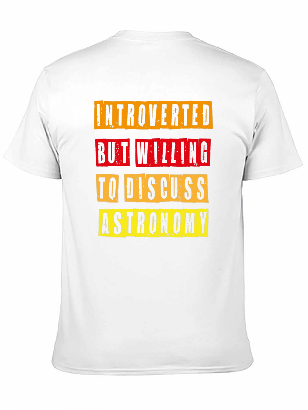 Camiseta Introvertido Astrónomo - Diseño Divertido