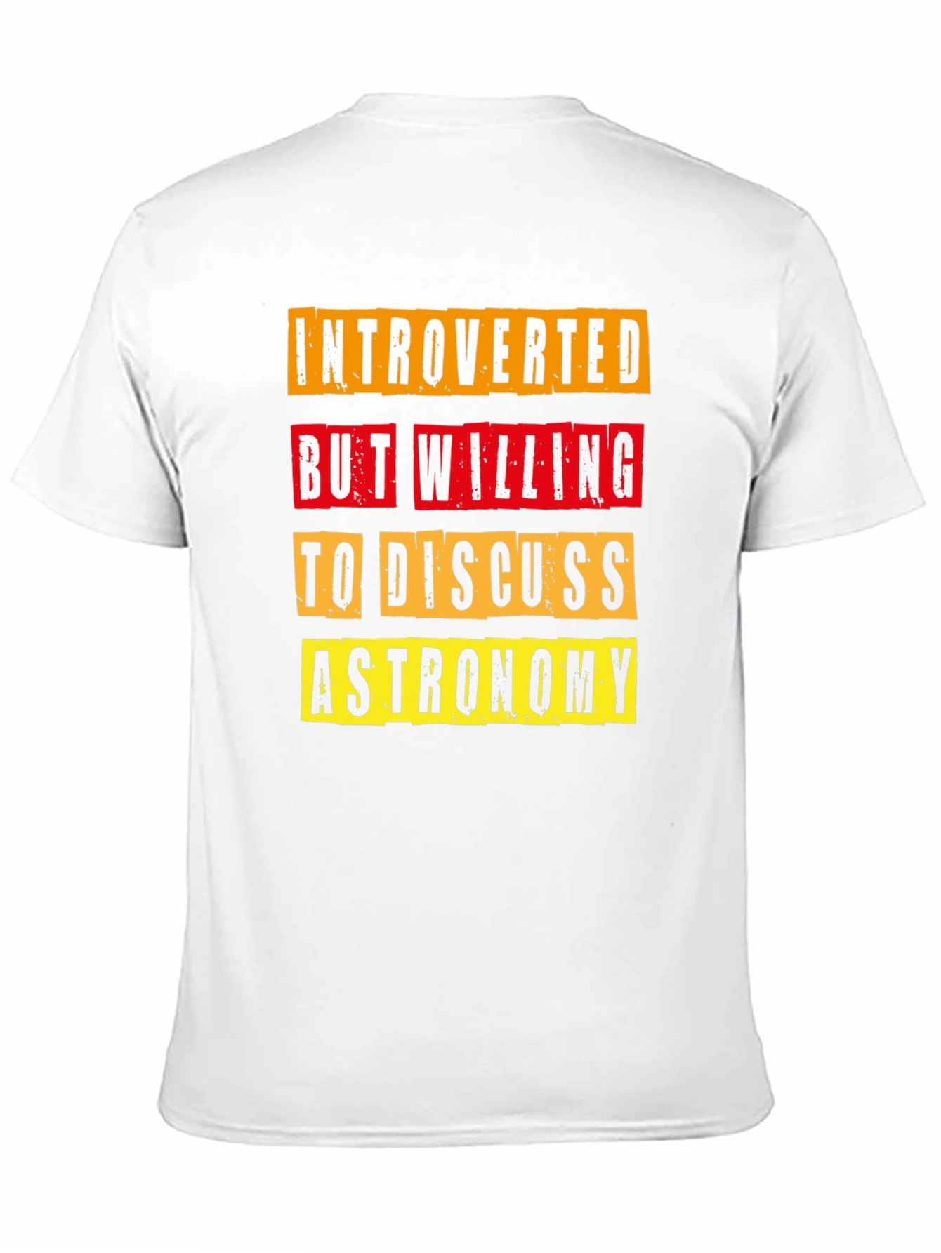 Camiseta Introvertido Astrónomo - Diseño Divertido
