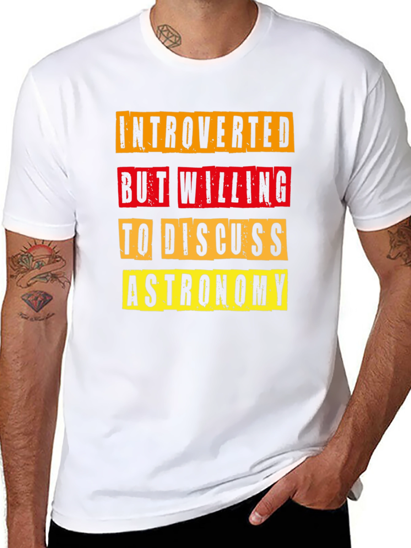 Camiseta Introvertido Astrónomo - Diseño Divertido