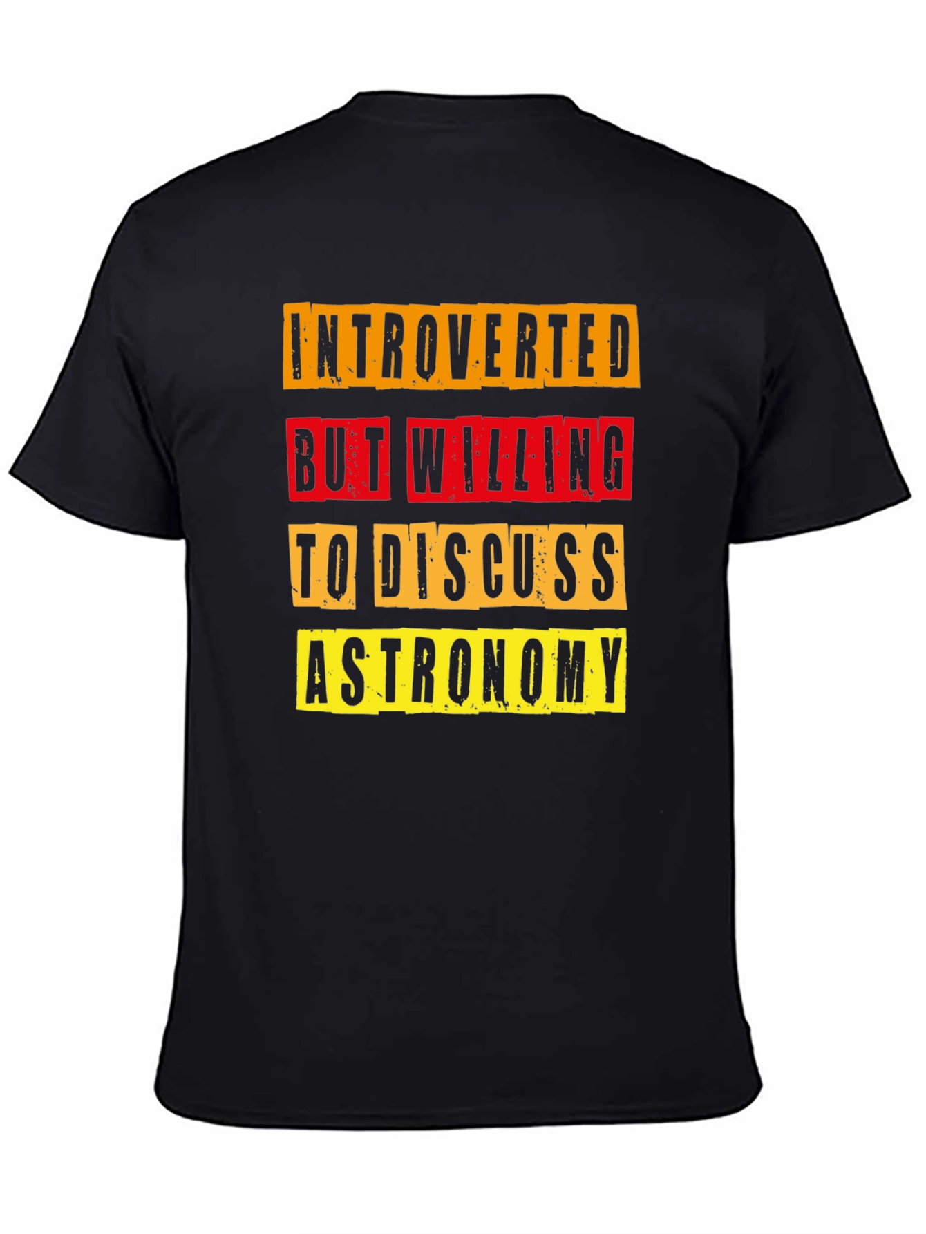 Camiseta Introvertido Astrónomo - Diseño Divertido