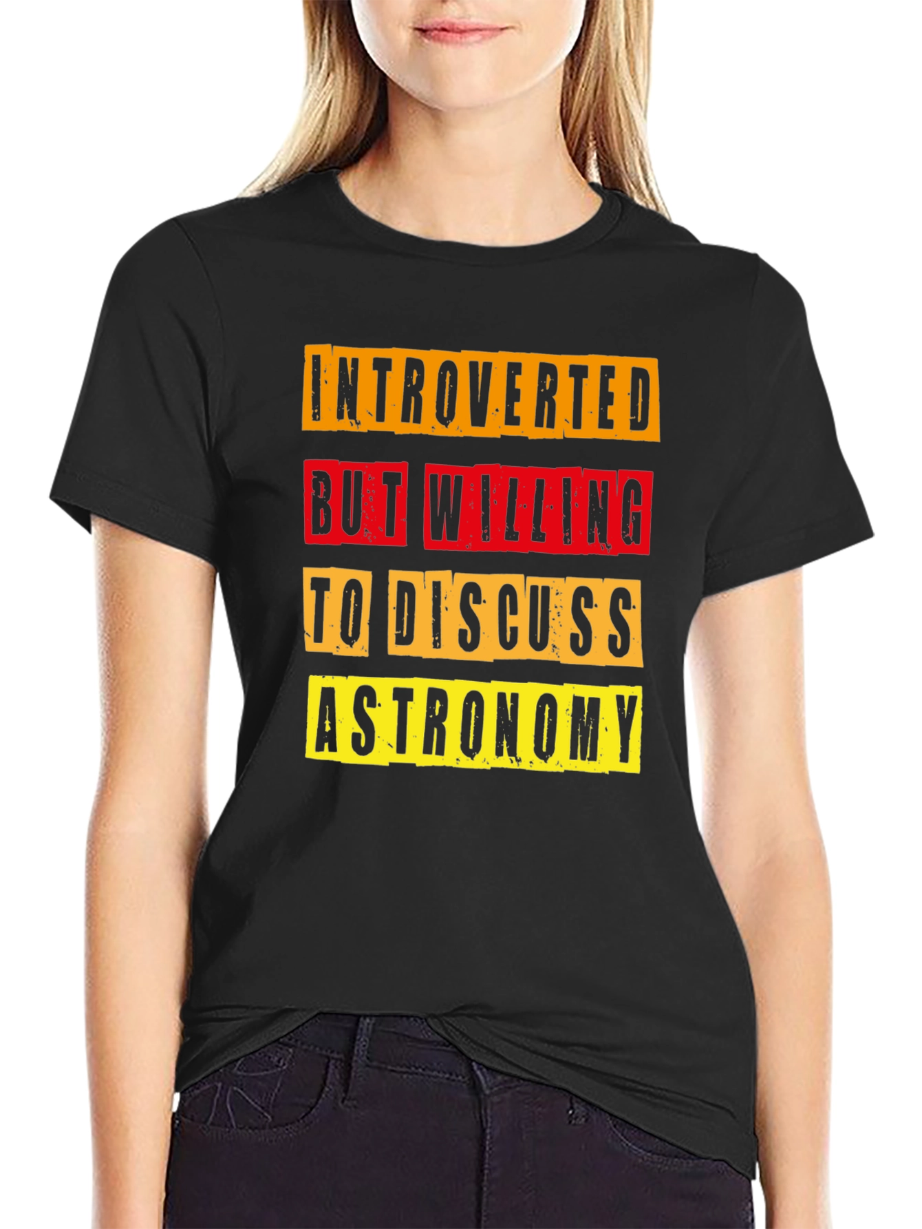 Camiseta Introvertido Astrónomo - Diseño Divertido