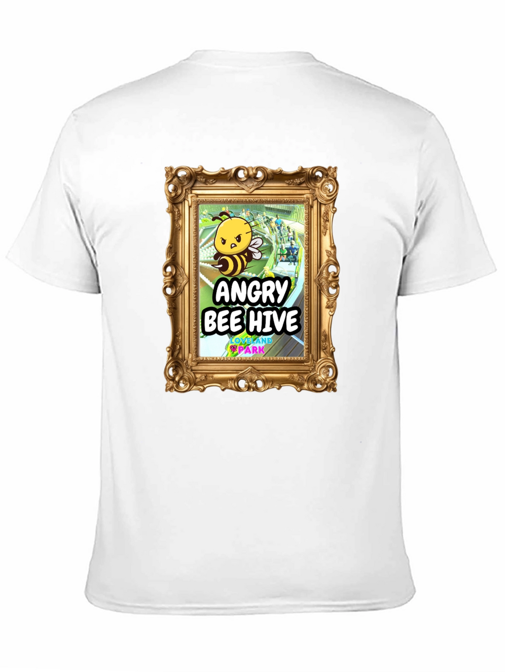 Camiseta Negra Angry Bee Hive