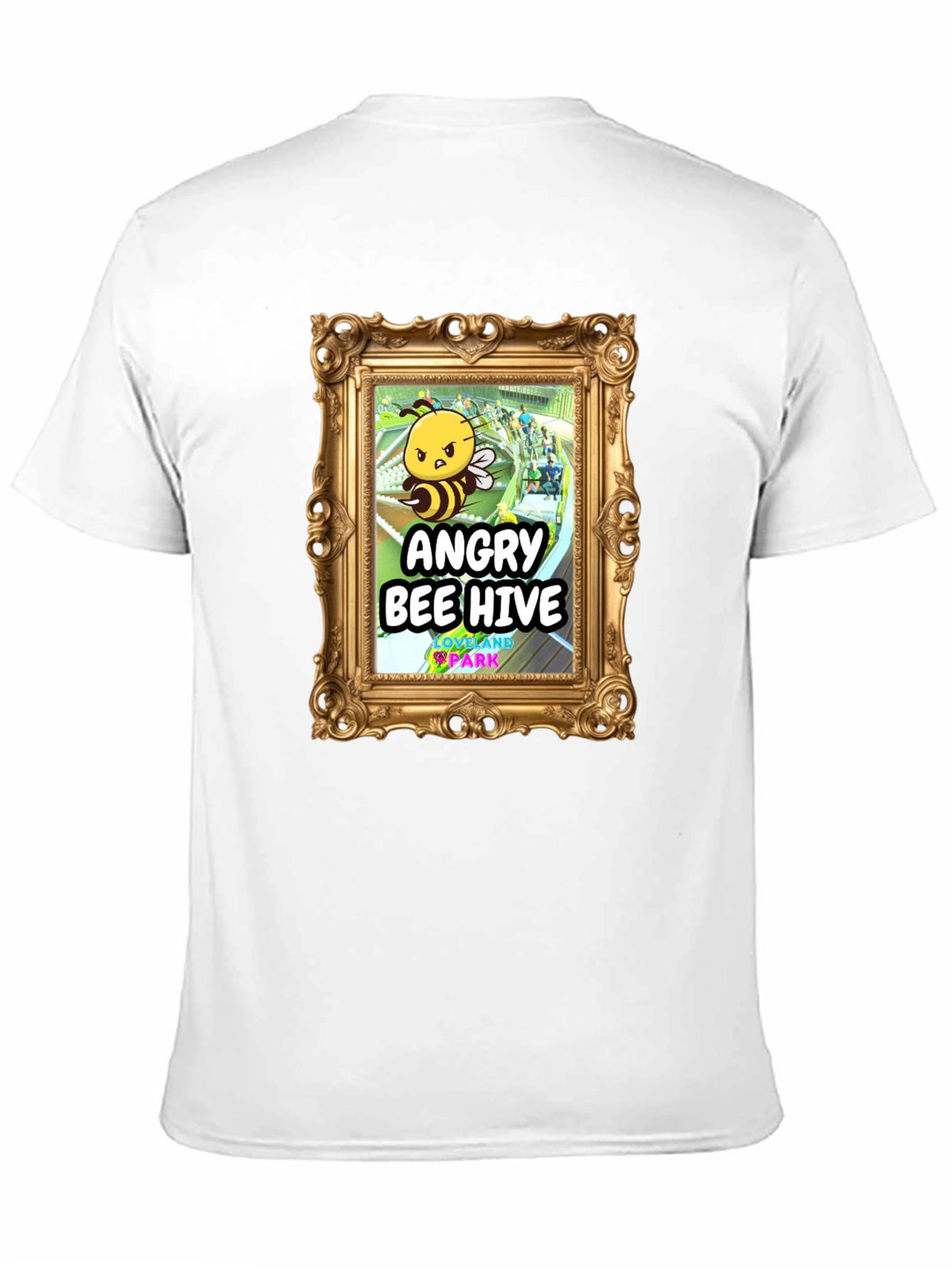 Camiseta Negra Angry Bee Hive