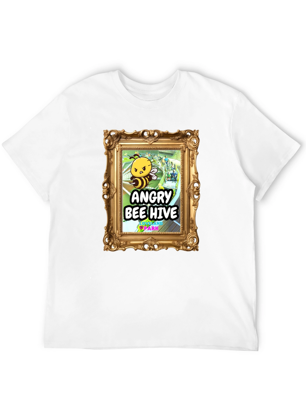 Camiseta Negra Angry Bee Hive