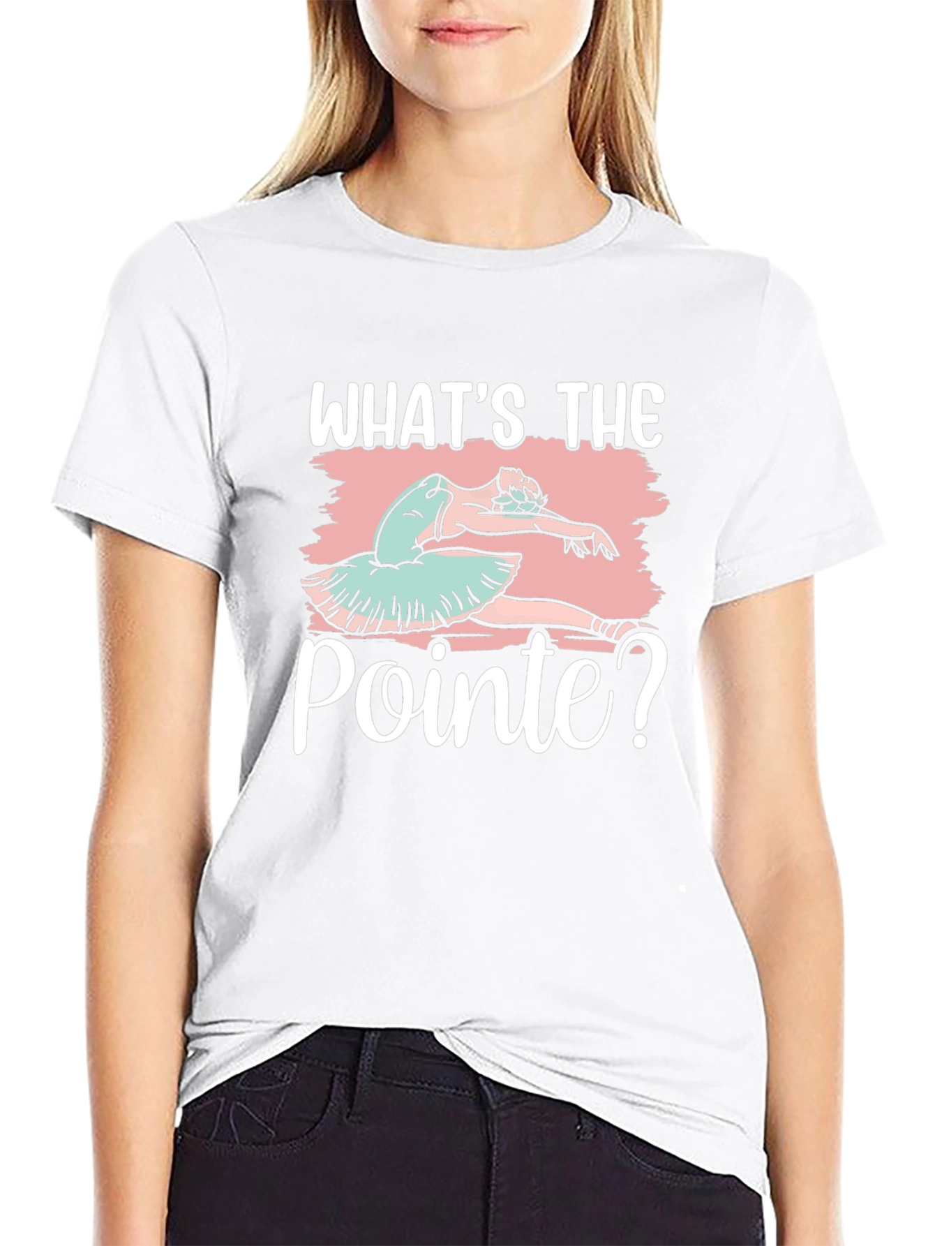 Camiseta Negra Ballet Whats the Pointe?