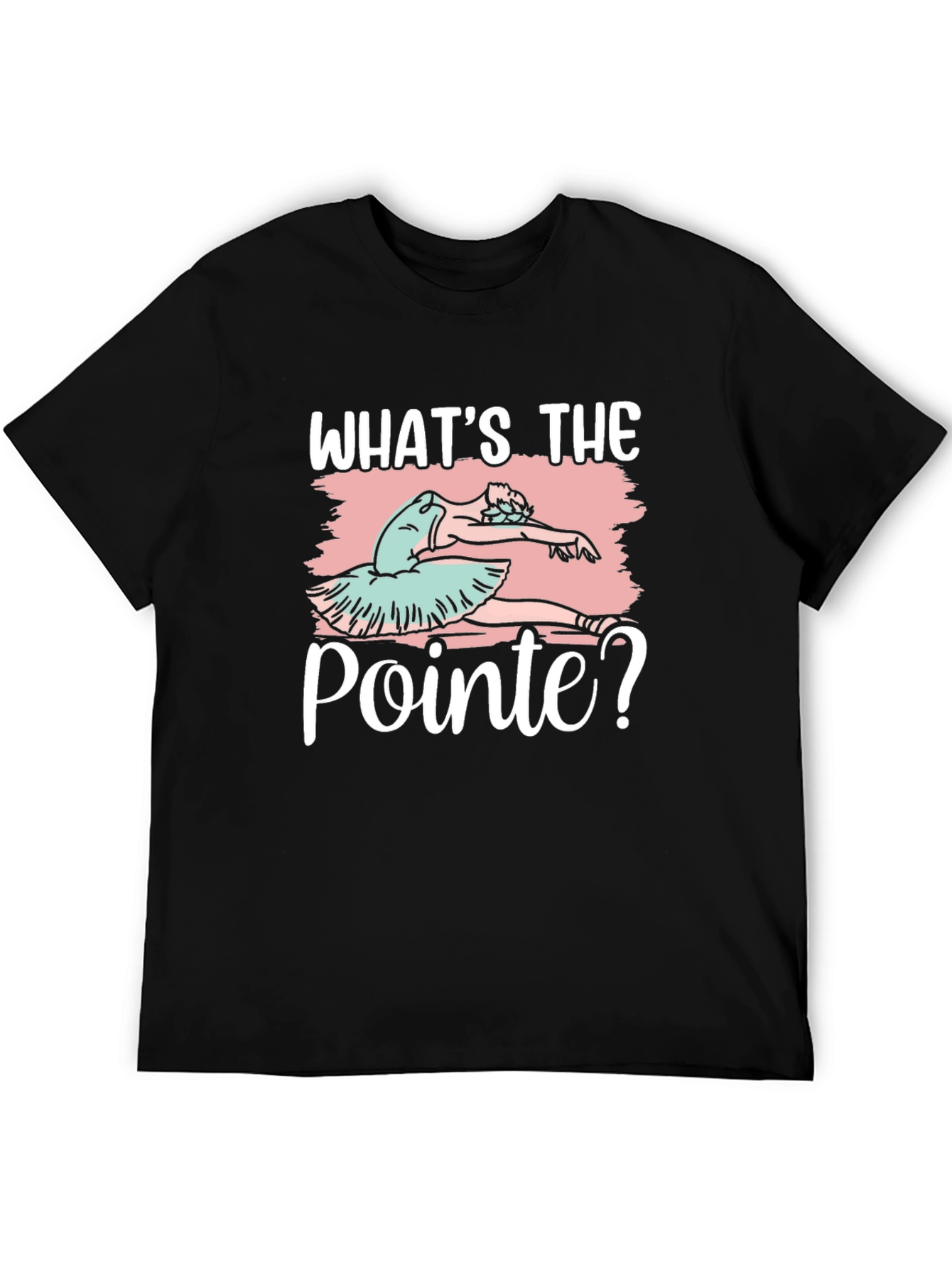 Camiseta Negra Ballet Whats the Pointe?