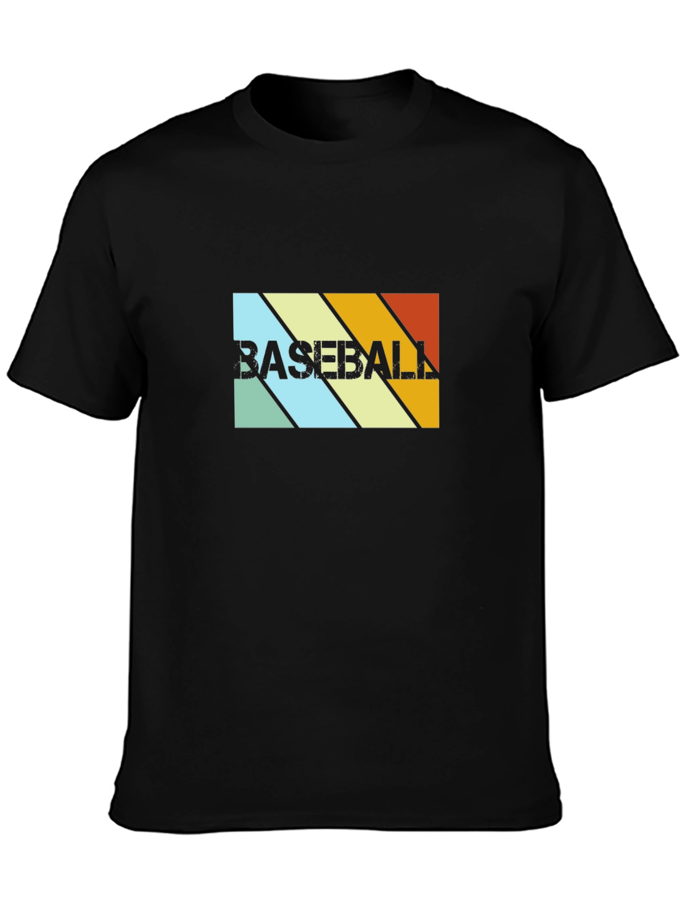 Camiseta Baseball Retro Hombre Algodón Diseño Original