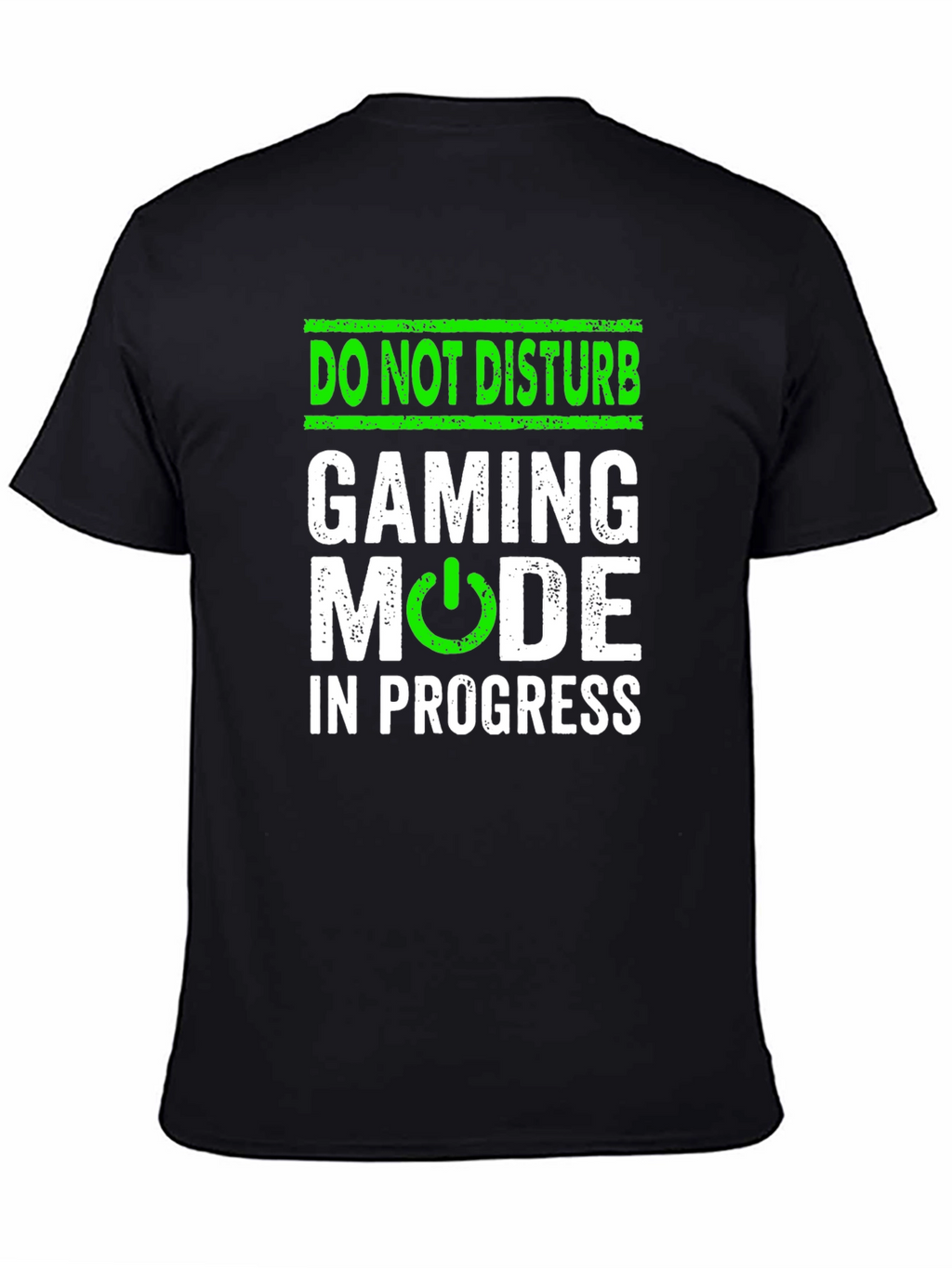 Camiseta Hombre Negra Gaming Mode