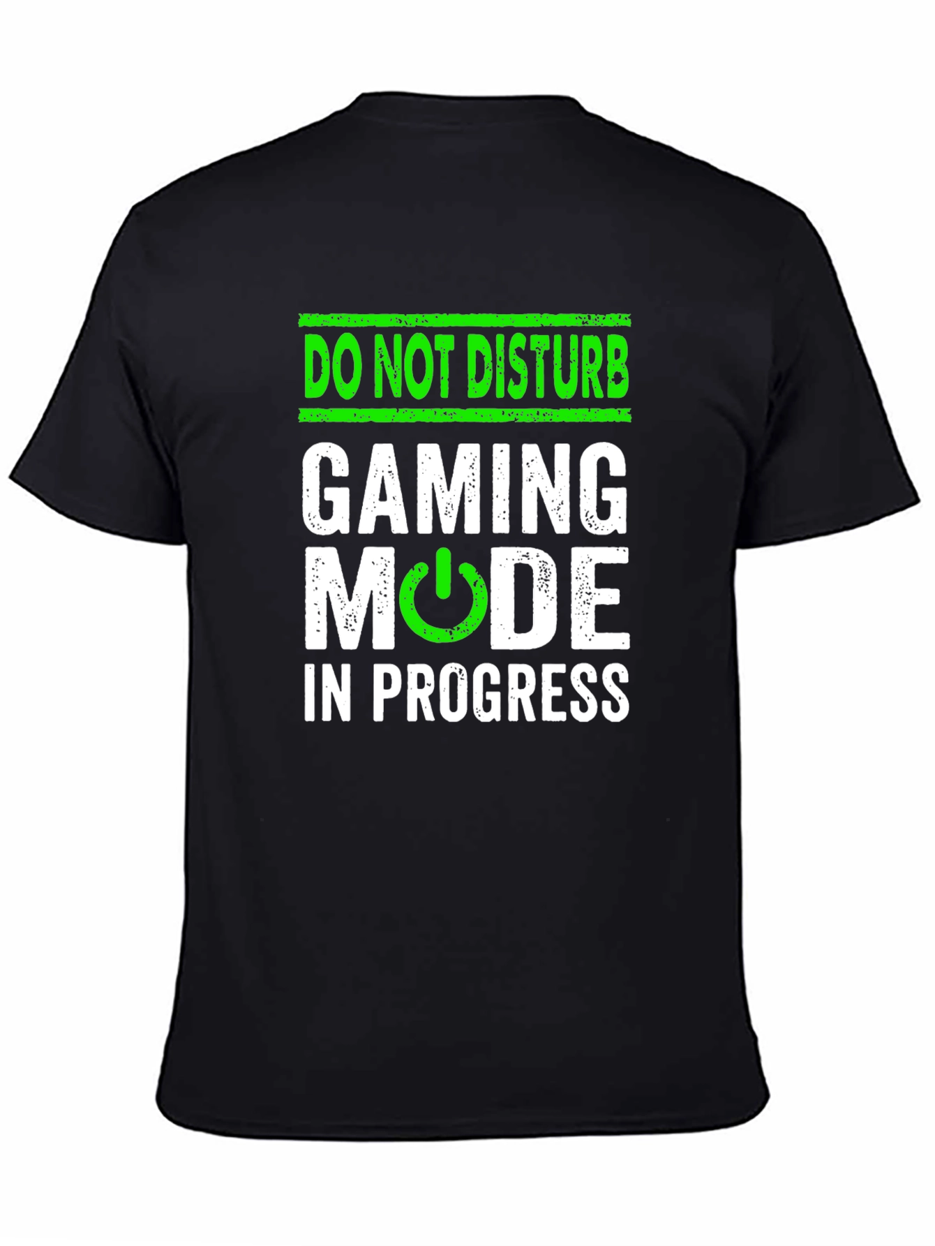 Camiseta Hombre Negra Gaming Mode