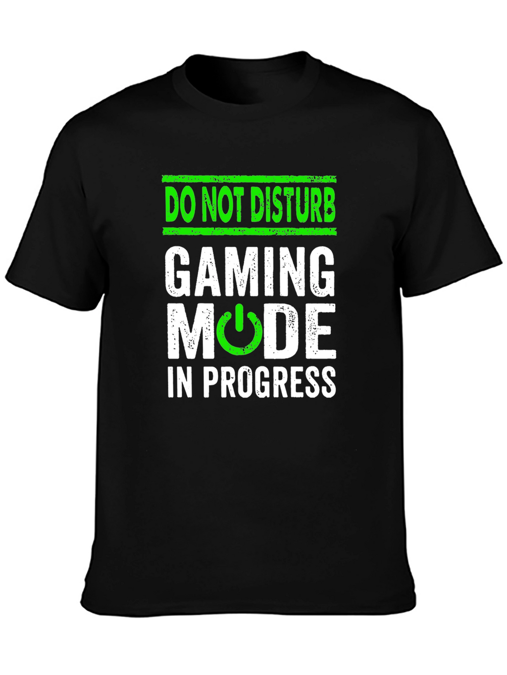 Camiseta Hombre Negra Gaming Mode