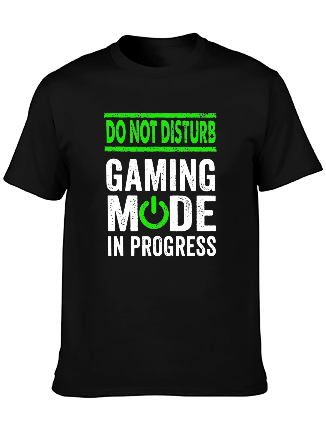 Camiseta Hombre Negra Gaming Mode