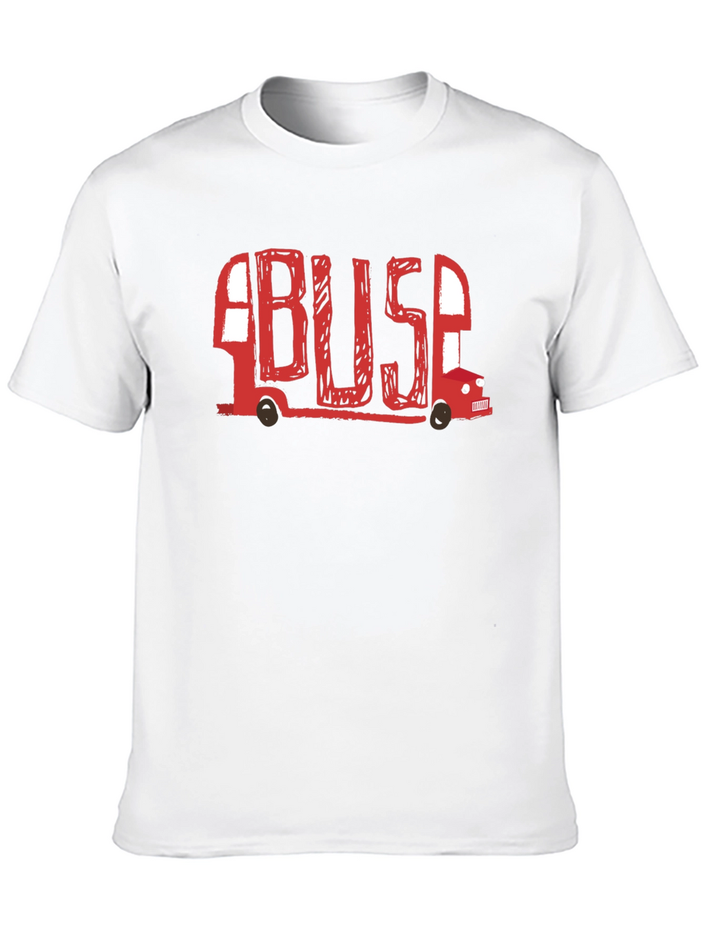 Camiseta Negra con Diseño de Bus