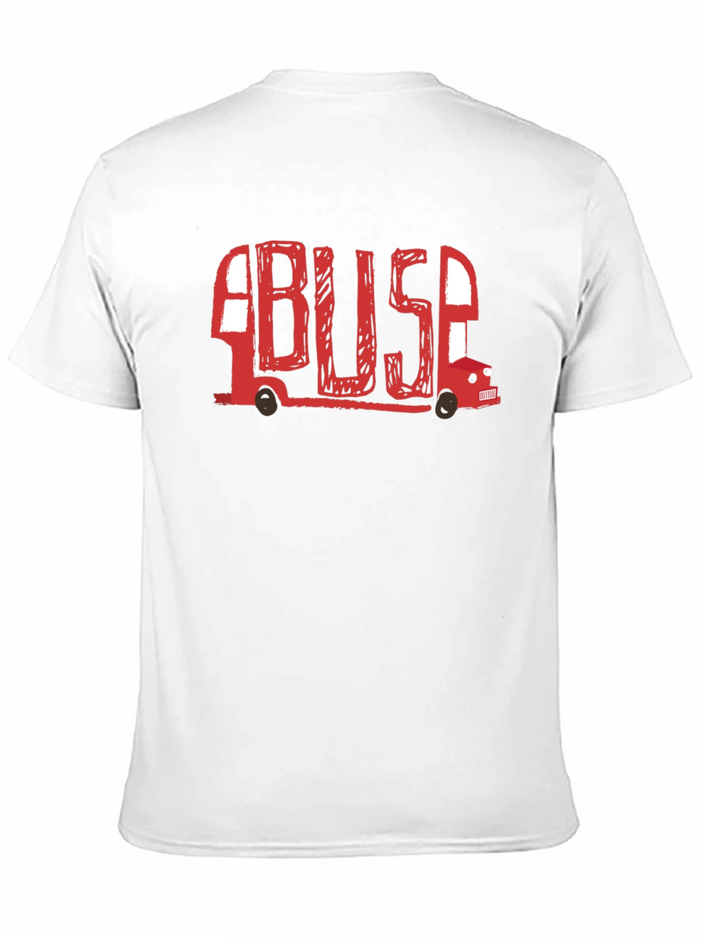 Camiseta Negra con Diseño de Bus