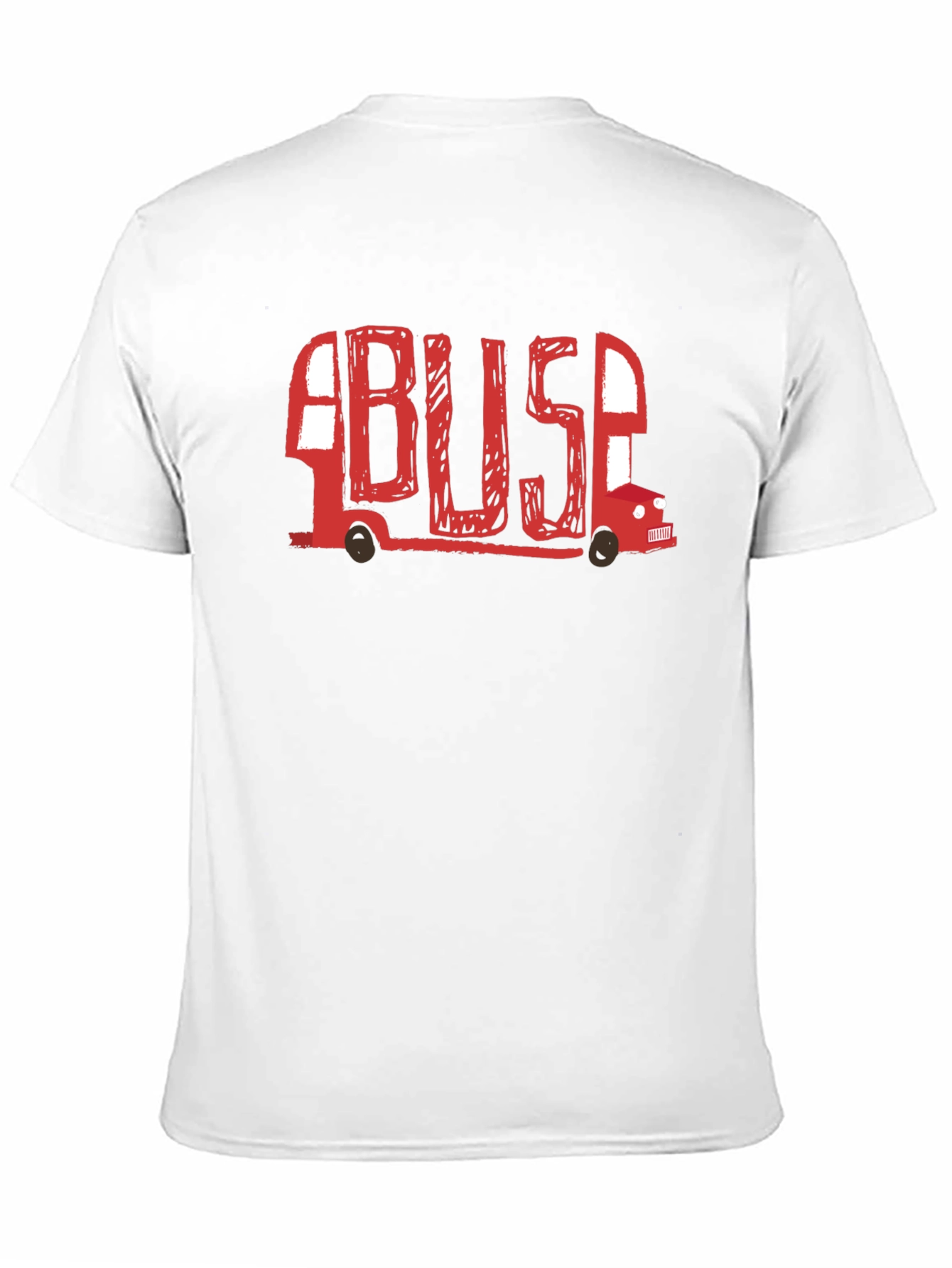 Camiseta Negra con Diseño de Bus