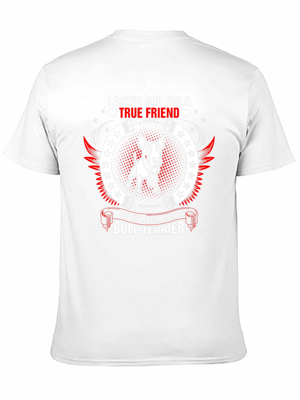 Camiseta Hombre Bull Terrier - Amigo Verdadero