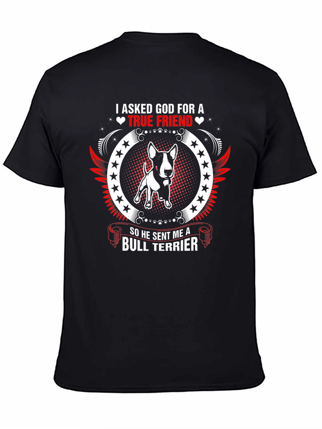 Camiseta Hombre Bull Terrier - Amigo Verdadero