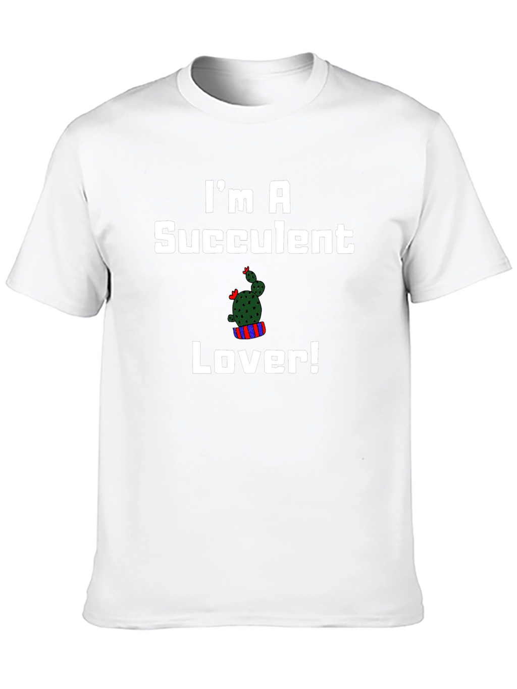 Camiseta Negra - Amante de Suculentas