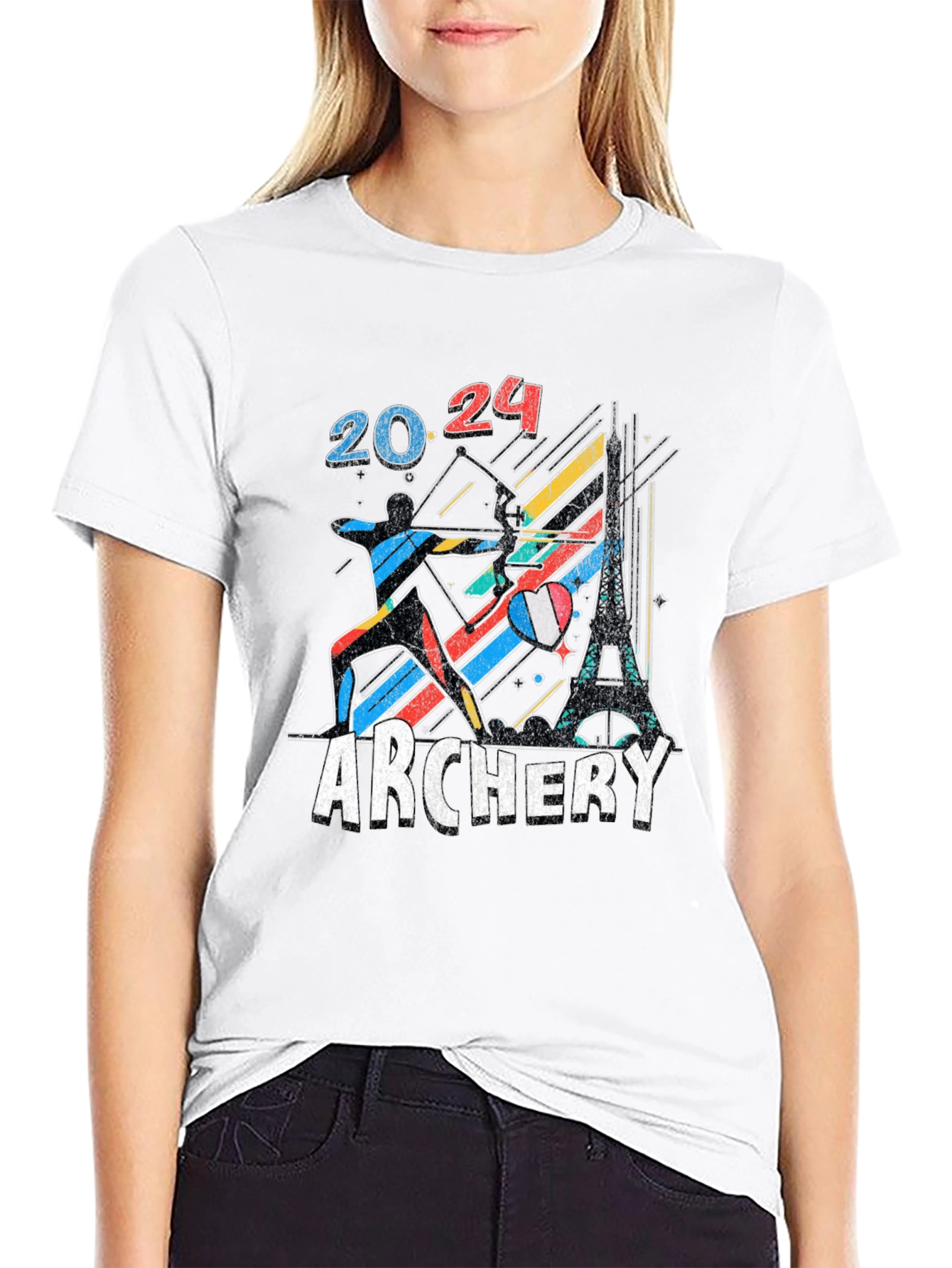 Camiseta Negra Arco París 2024