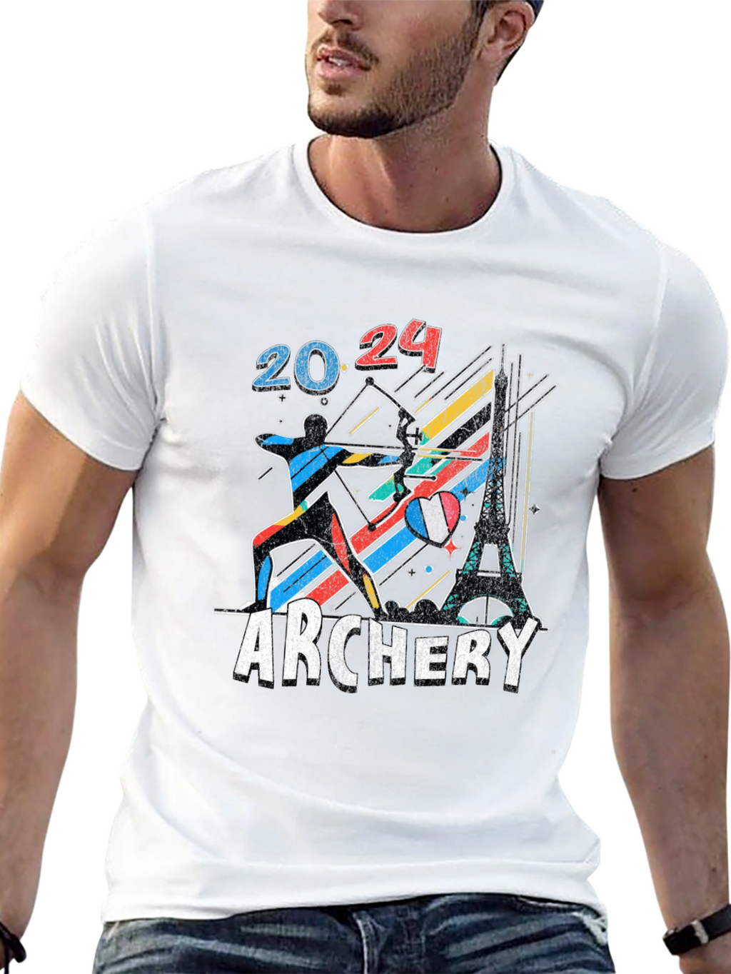 Camiseta Negra Arco París 2024
