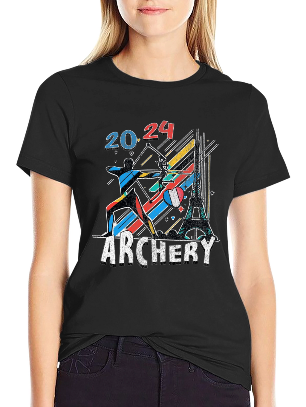 Camiseta Negra Arco París 2024