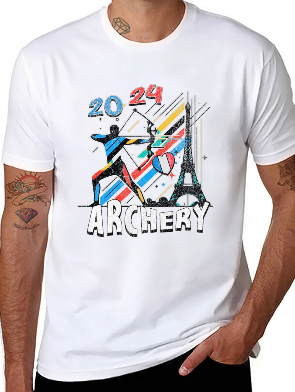 Camiseta Negra Arco París 2024
