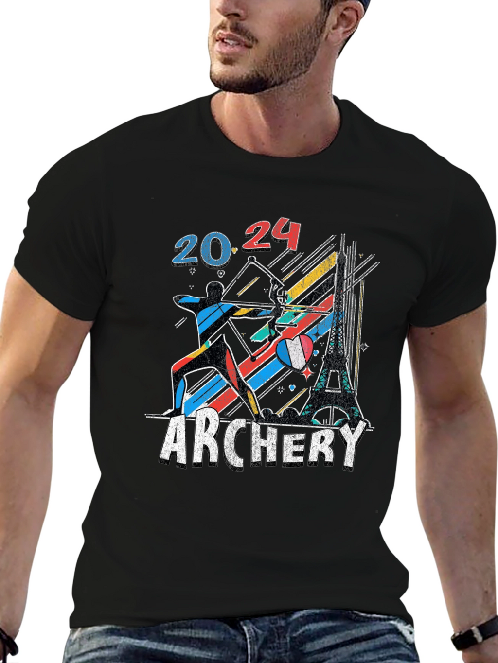 Camiseta Negra Arco París 2024