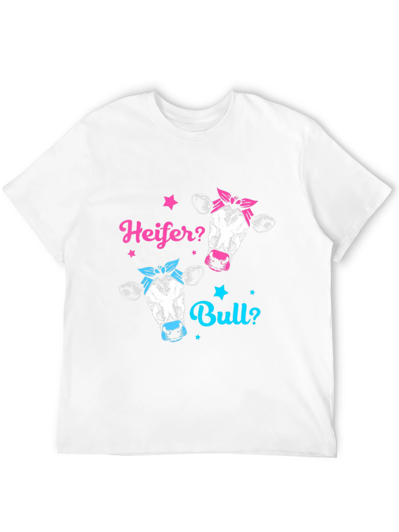 Camiseta Divertida de Género Revelación: ¿Vaca o Toro?