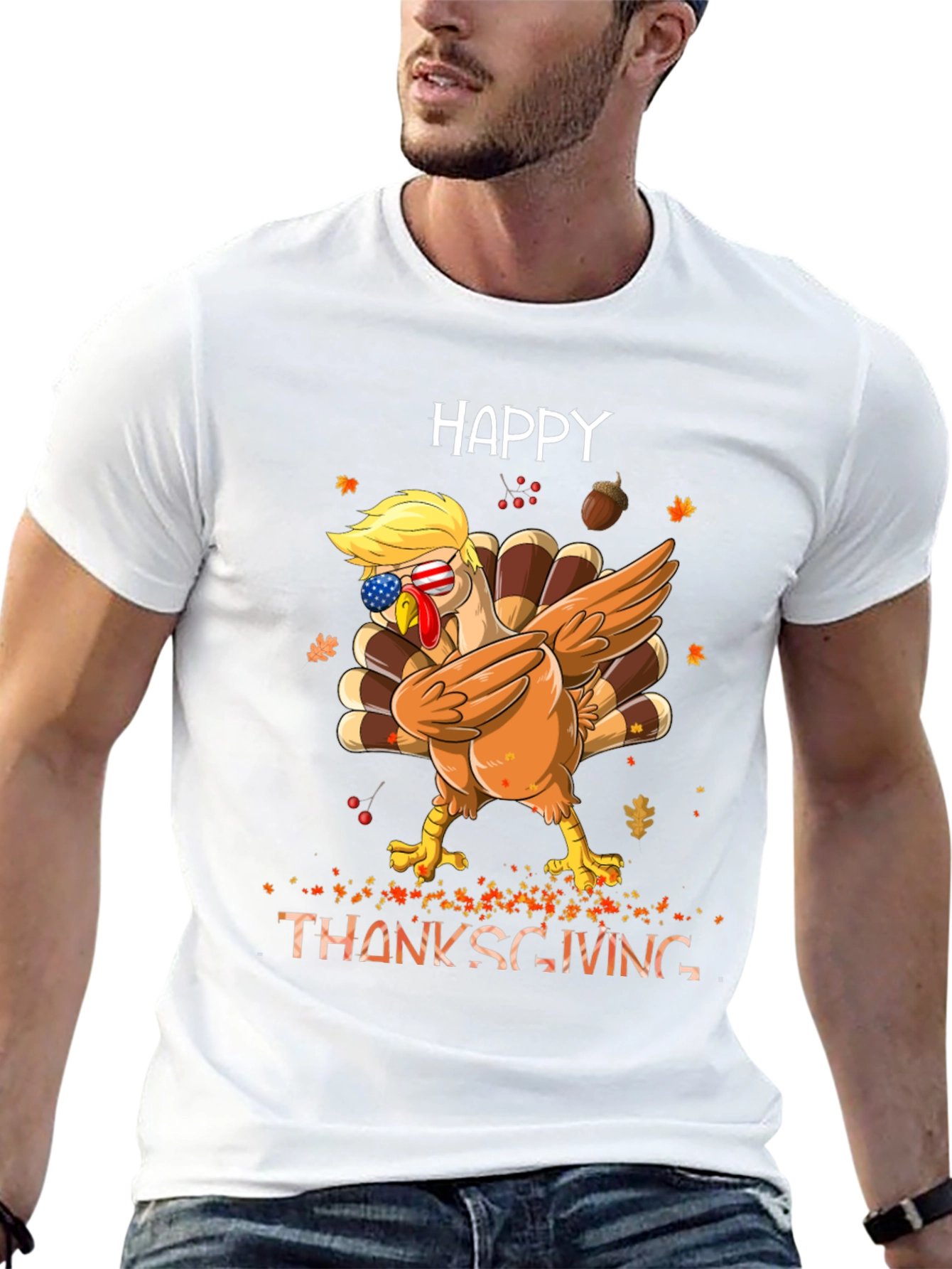 Camiseta de Acción de Gracias - Pavo Trump
