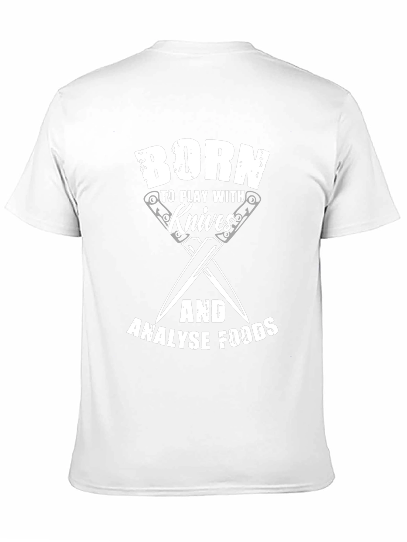 Camiseta Negra Born to Play With Knives
