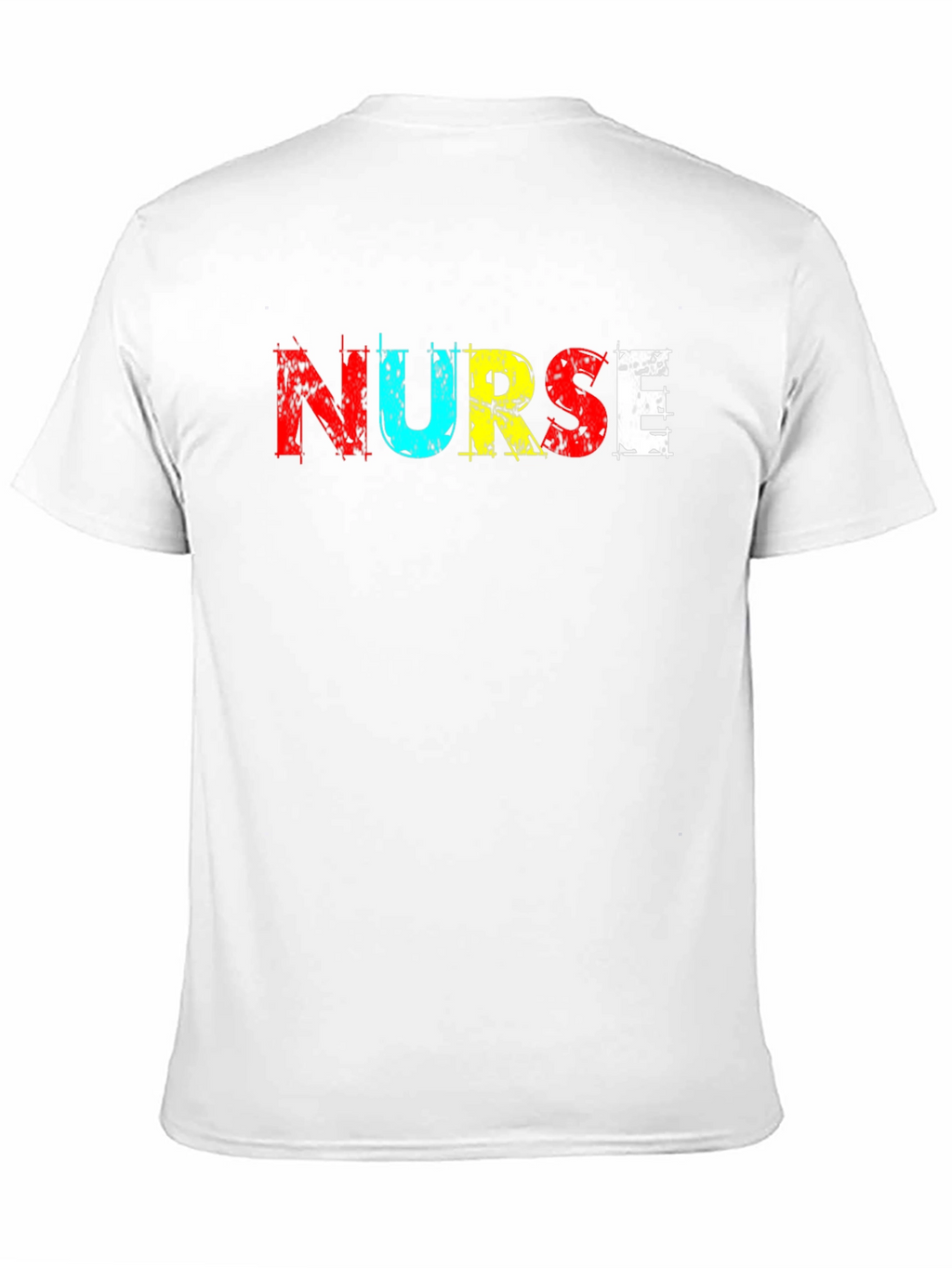 Camiseta Negra NURSE Colorida