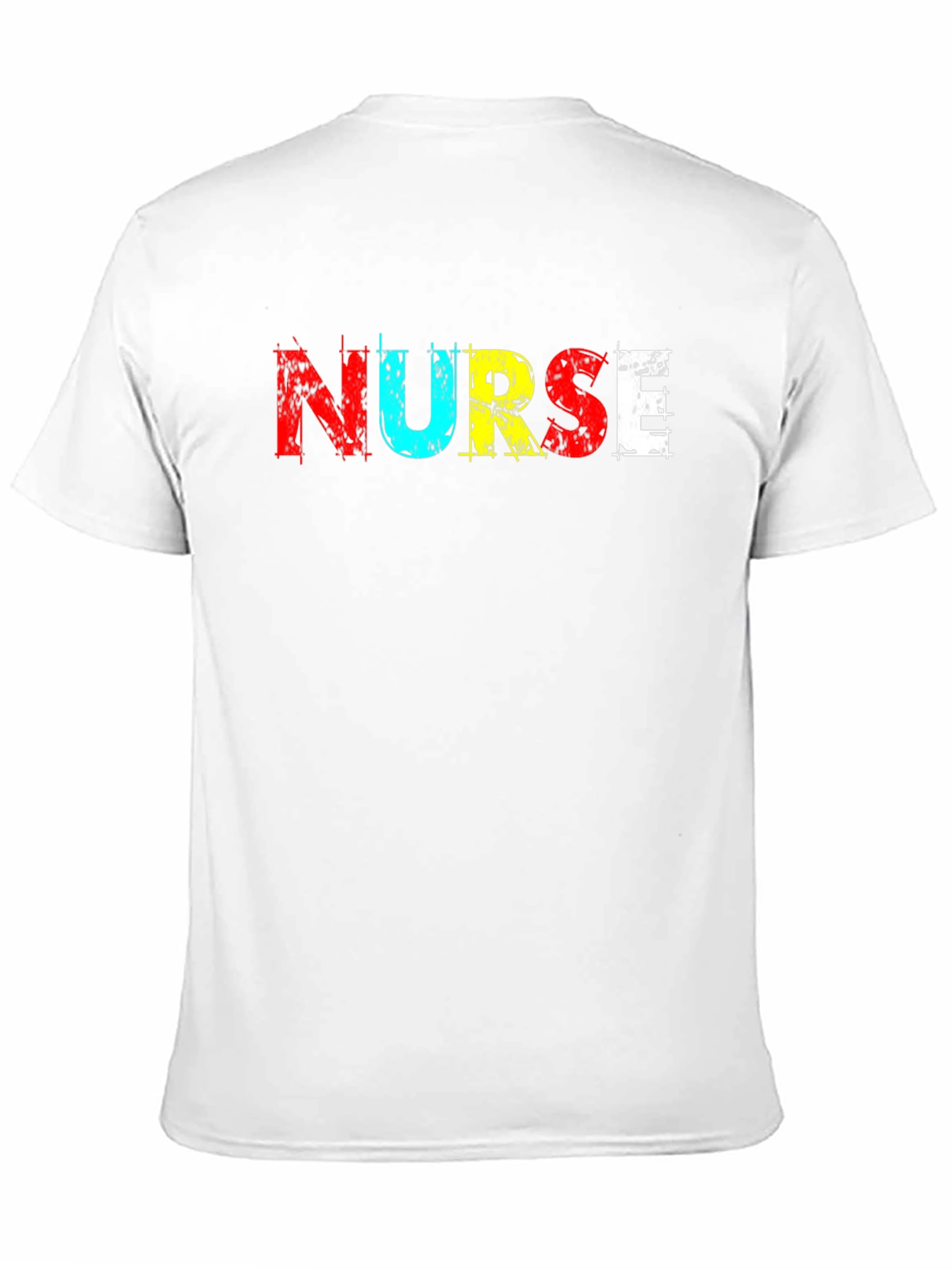 Camiseta Negra NURSE Colorida