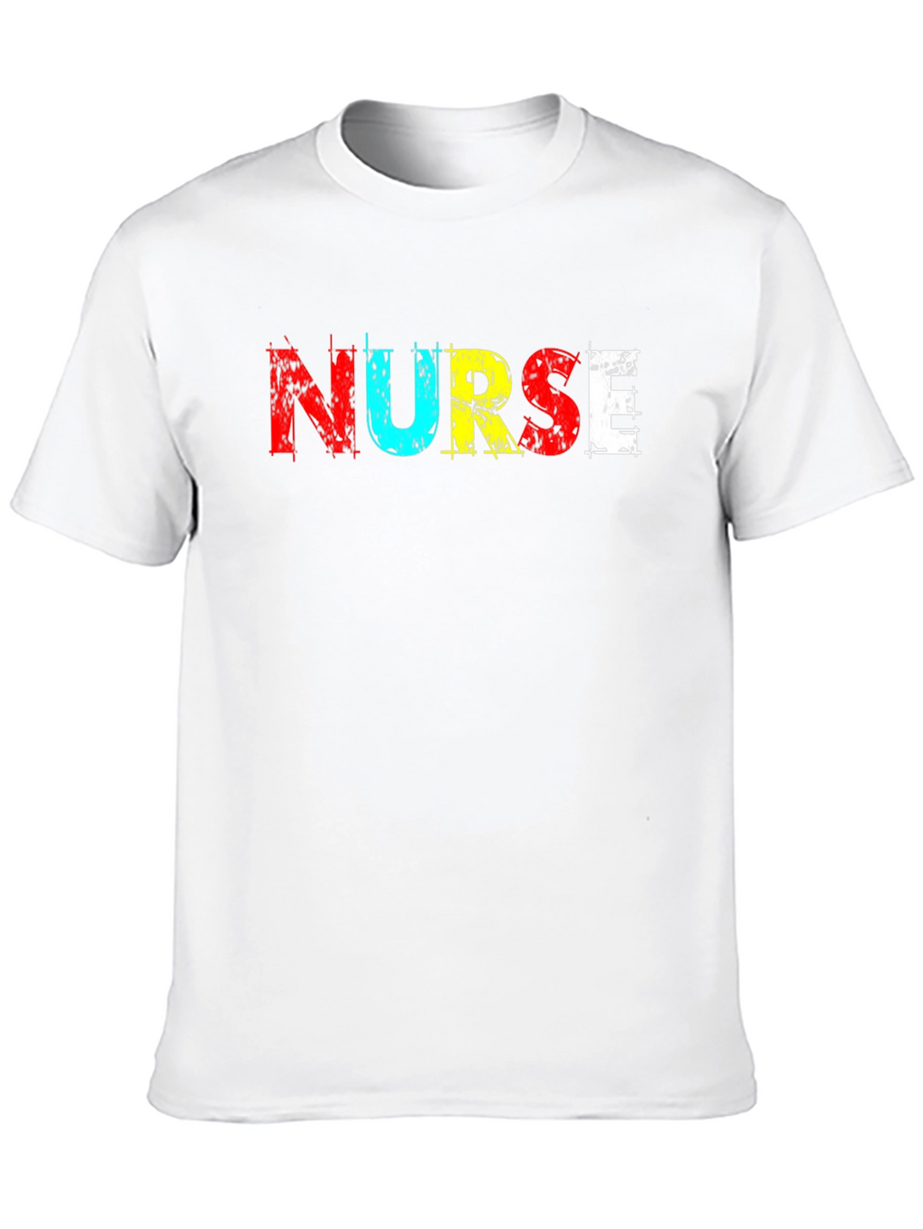 Camiseta Negra NURSE Colorida