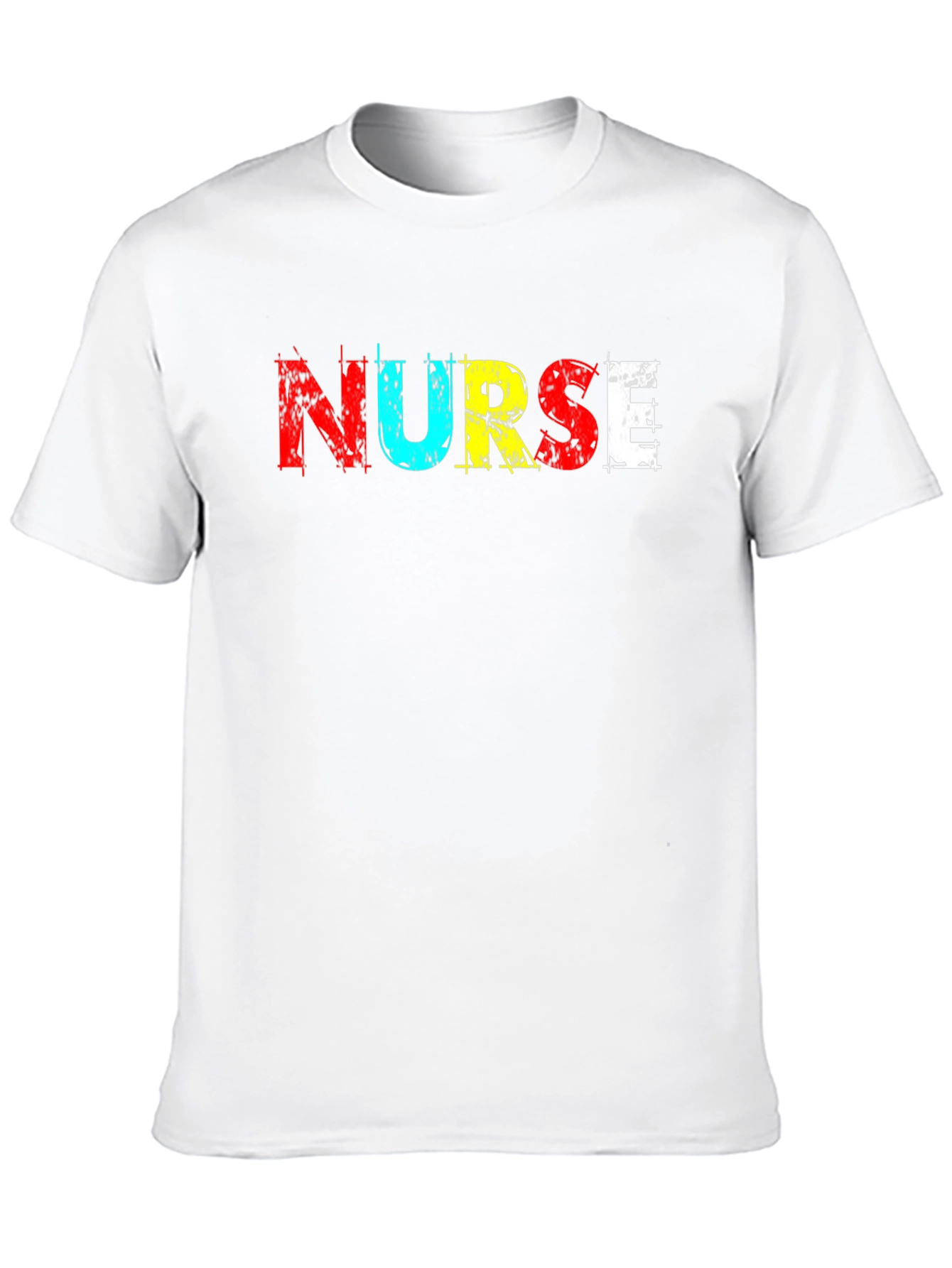 Camiseta Negra NURSE Colorida