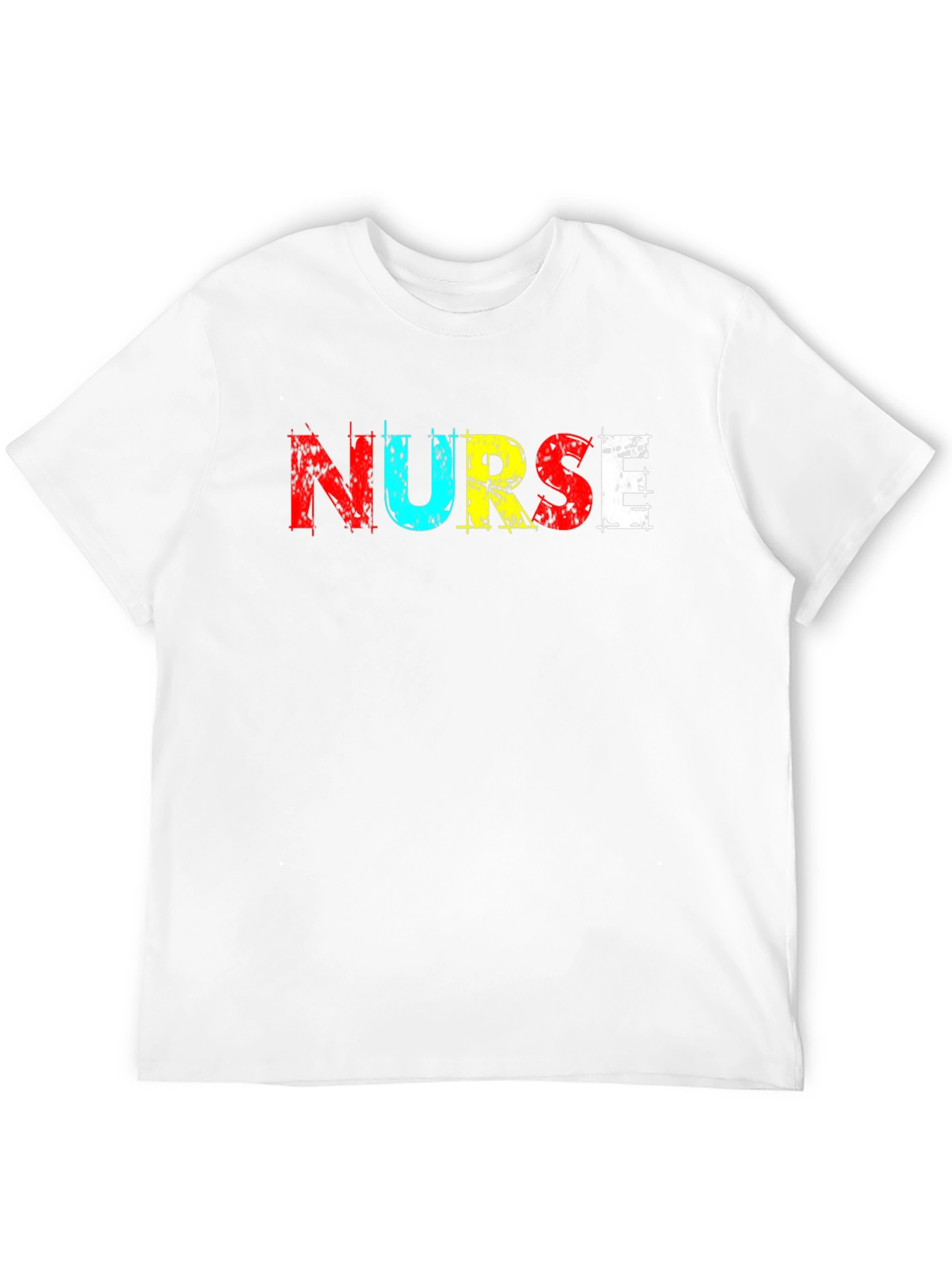Camiseta Negra NURSE Colorida