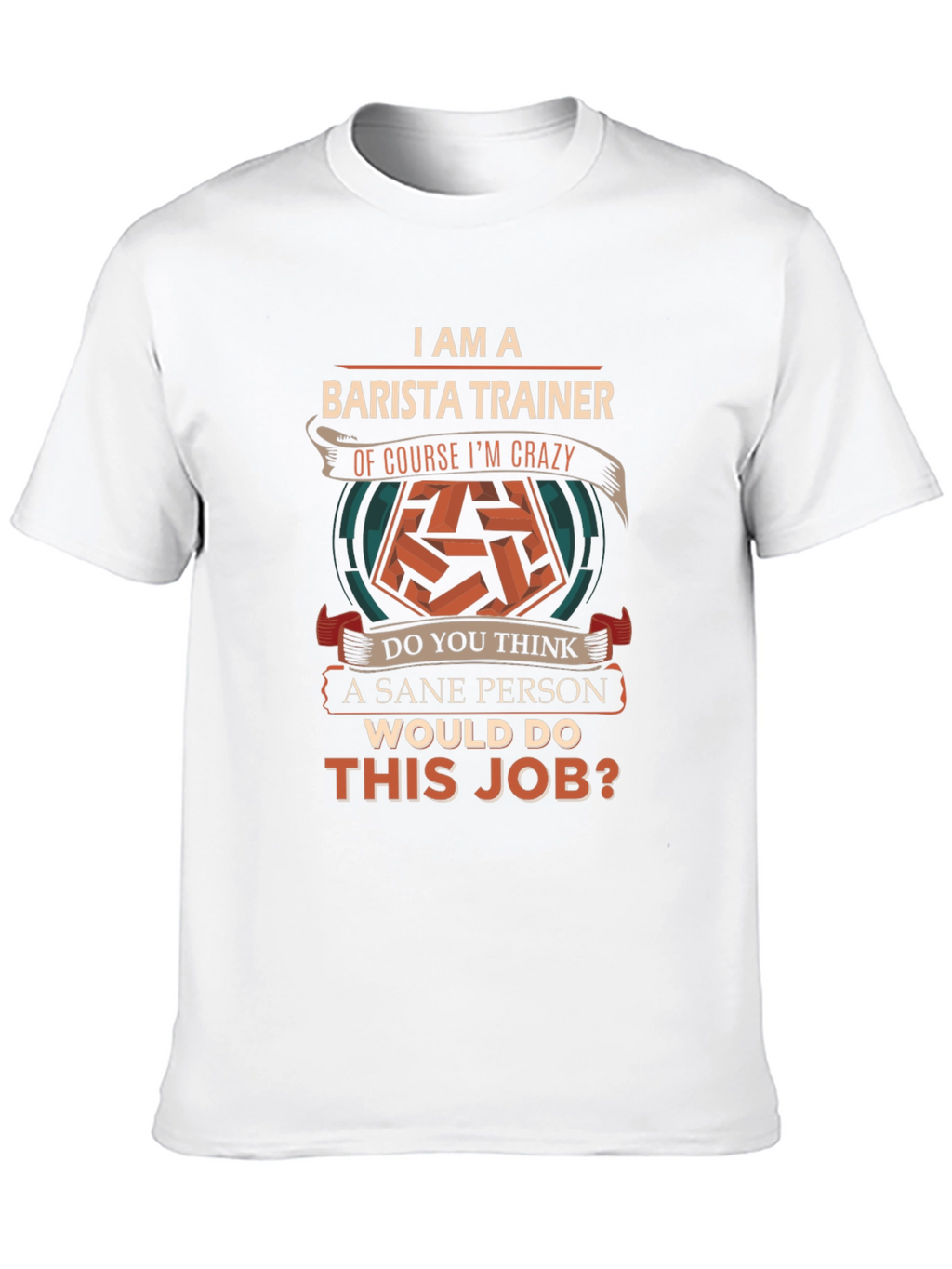 Camiseta Barista Trainer - Diseño Divertido