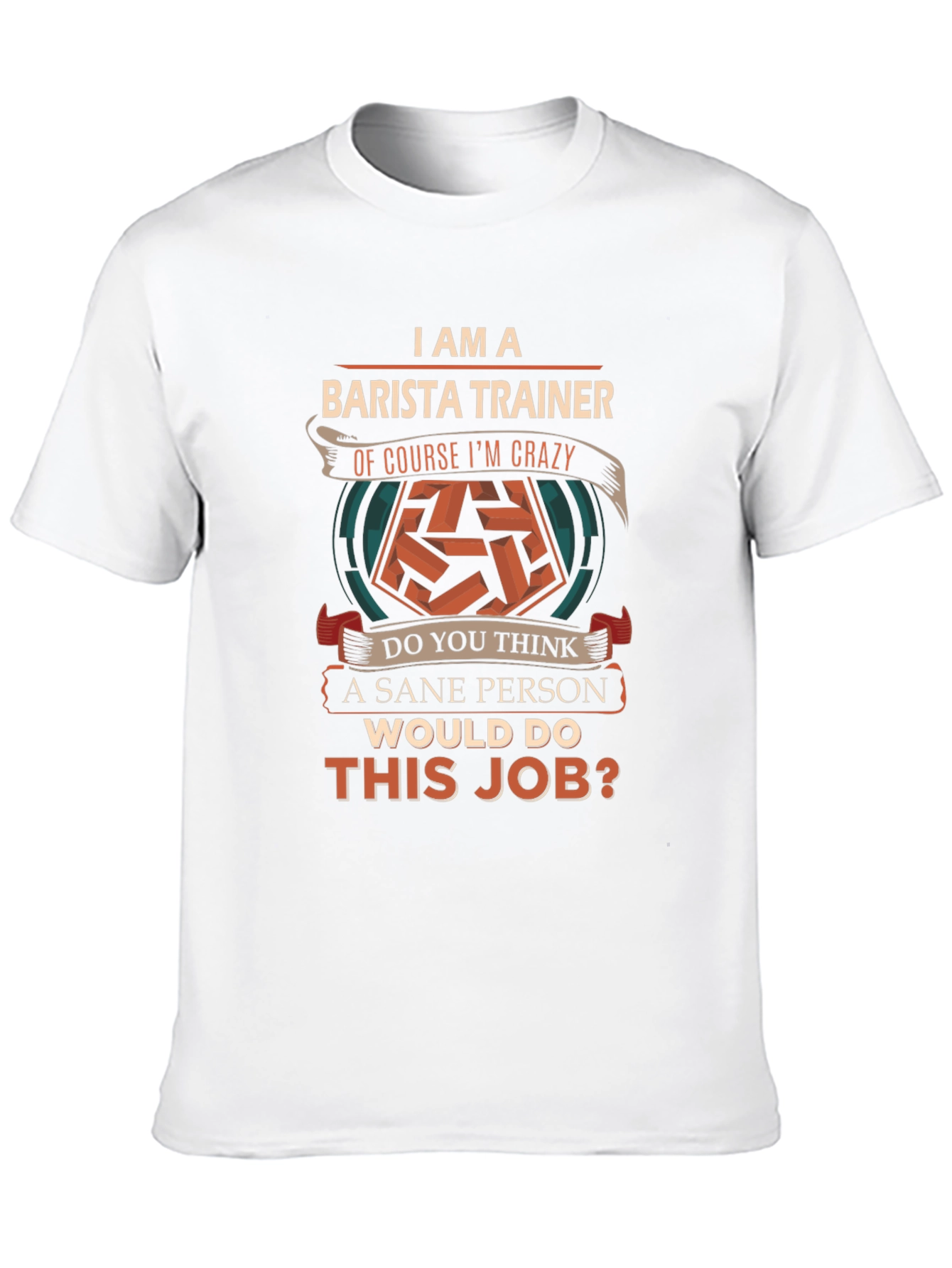 Camiseta Barista Trainer - Diseño Divertido