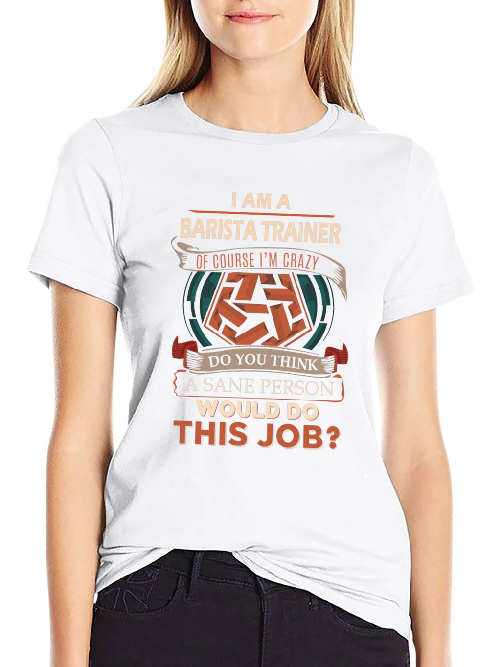 Camiseta Barista Trainer - Diseño Divertido