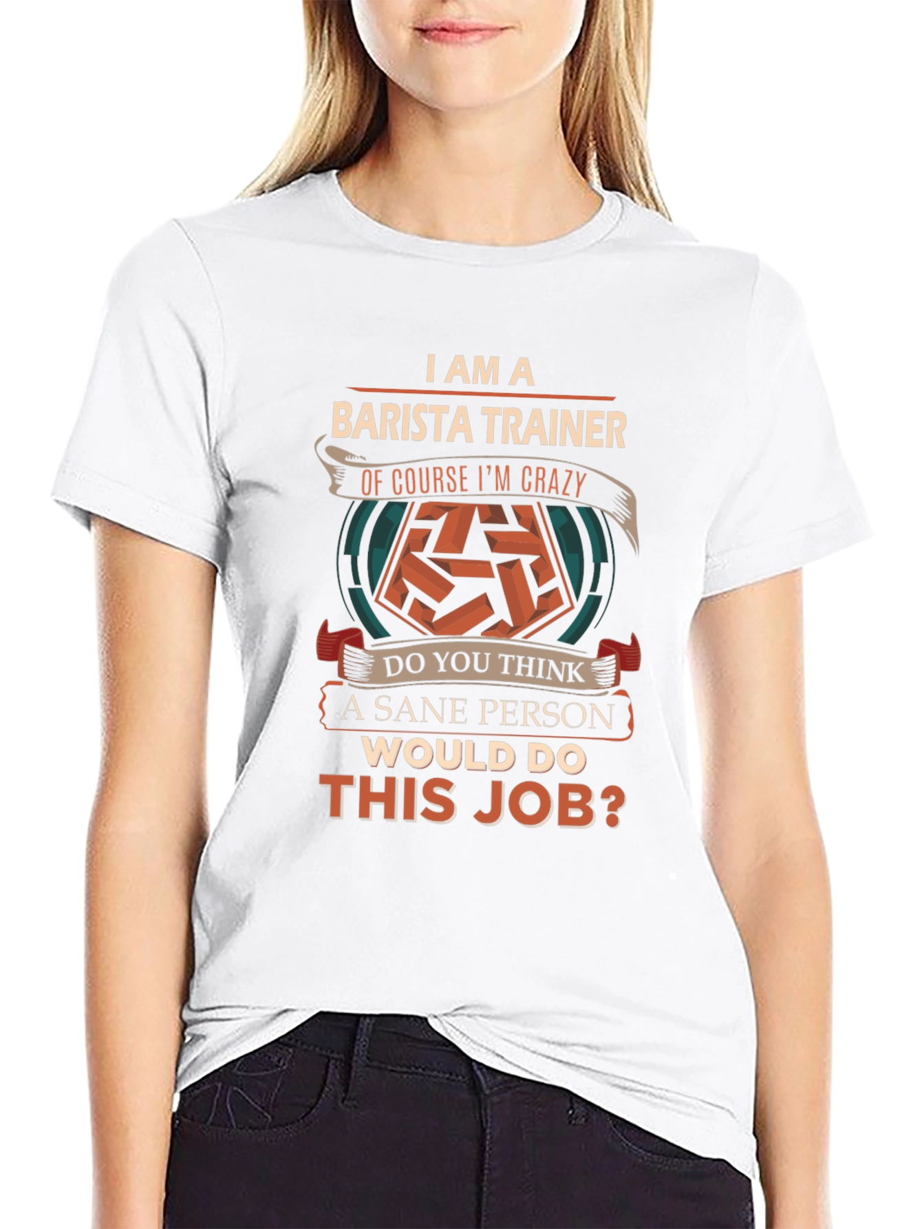 Camiseta Barista Trainer - Diseño Divertido