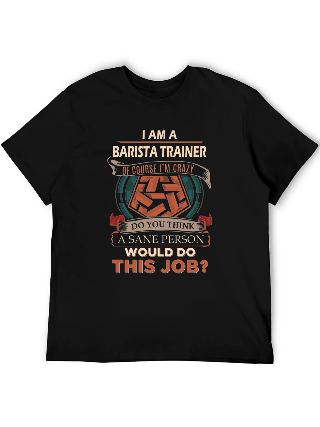 Camiseta Barista Trainer - Diseño Divertido