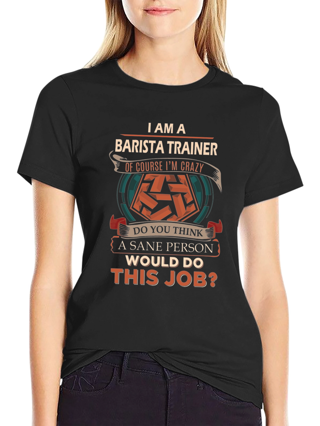 Camiseta Barista Trainer - Diseño Divertido