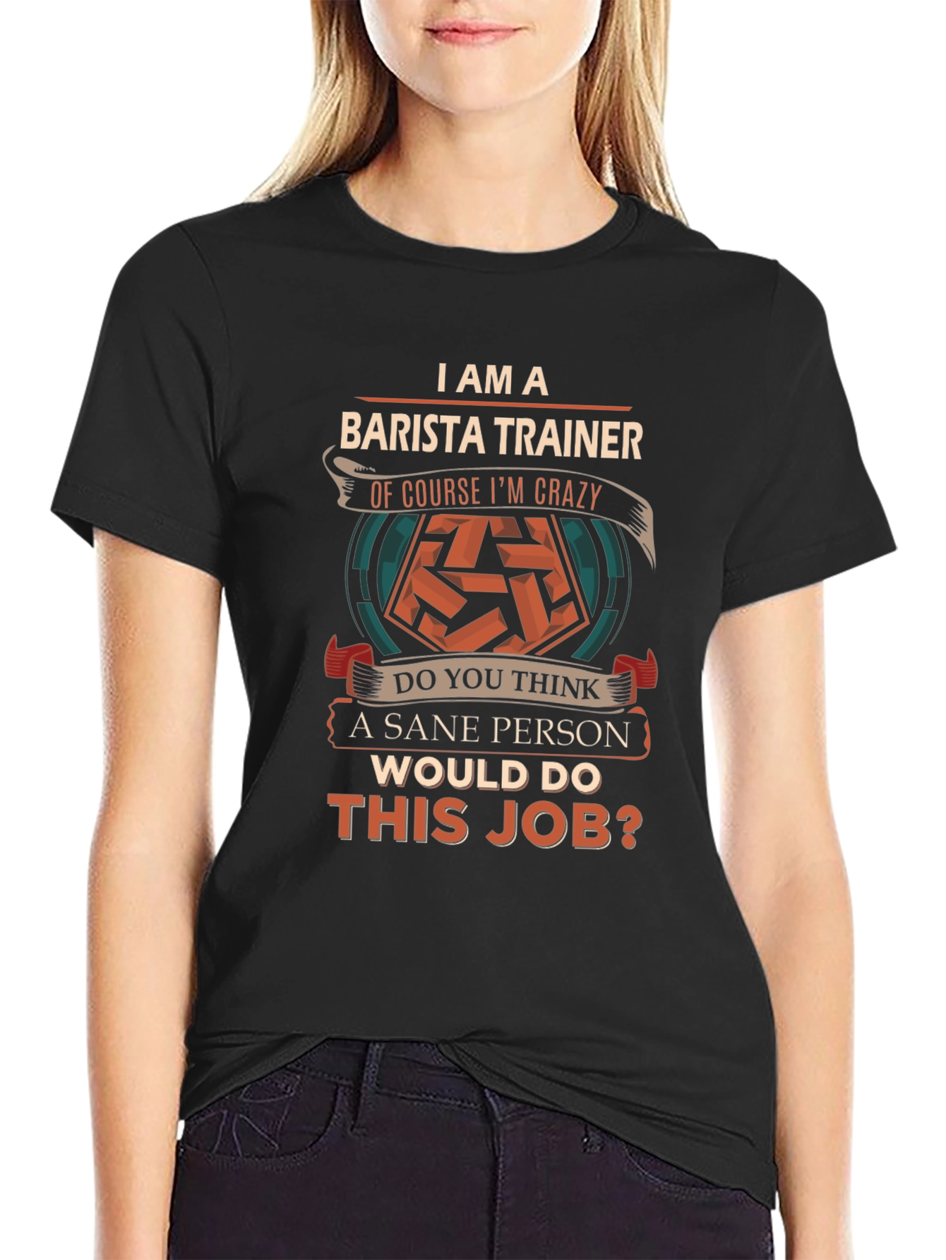 Camiseta Barista Trainer - Diseño Divertido