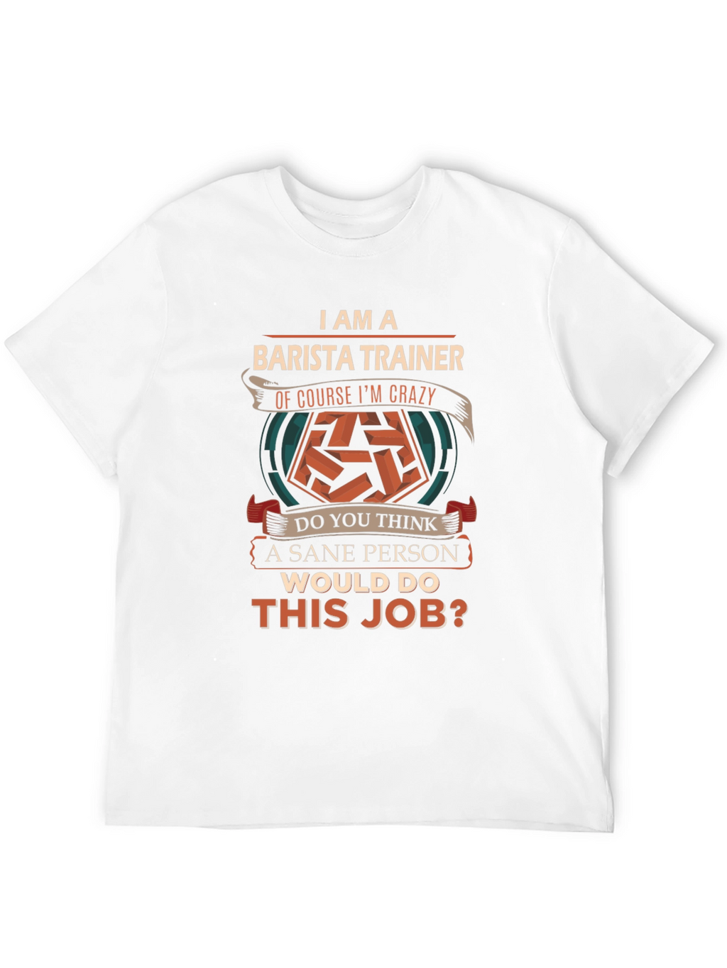 Camiseta Barista Trainer - Diseño Divertido