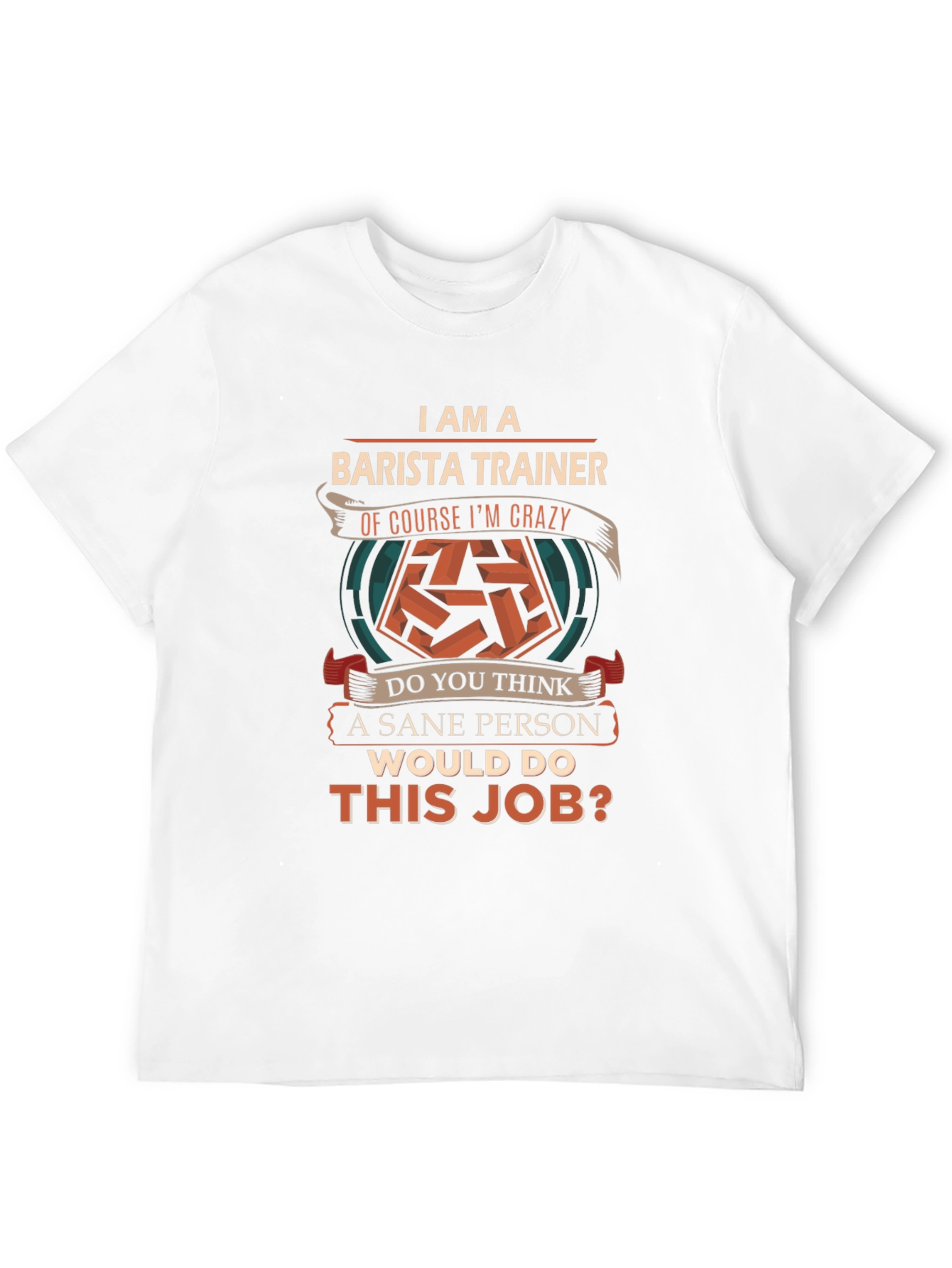 Camiseta Barista Trainer - Diseño Divertido