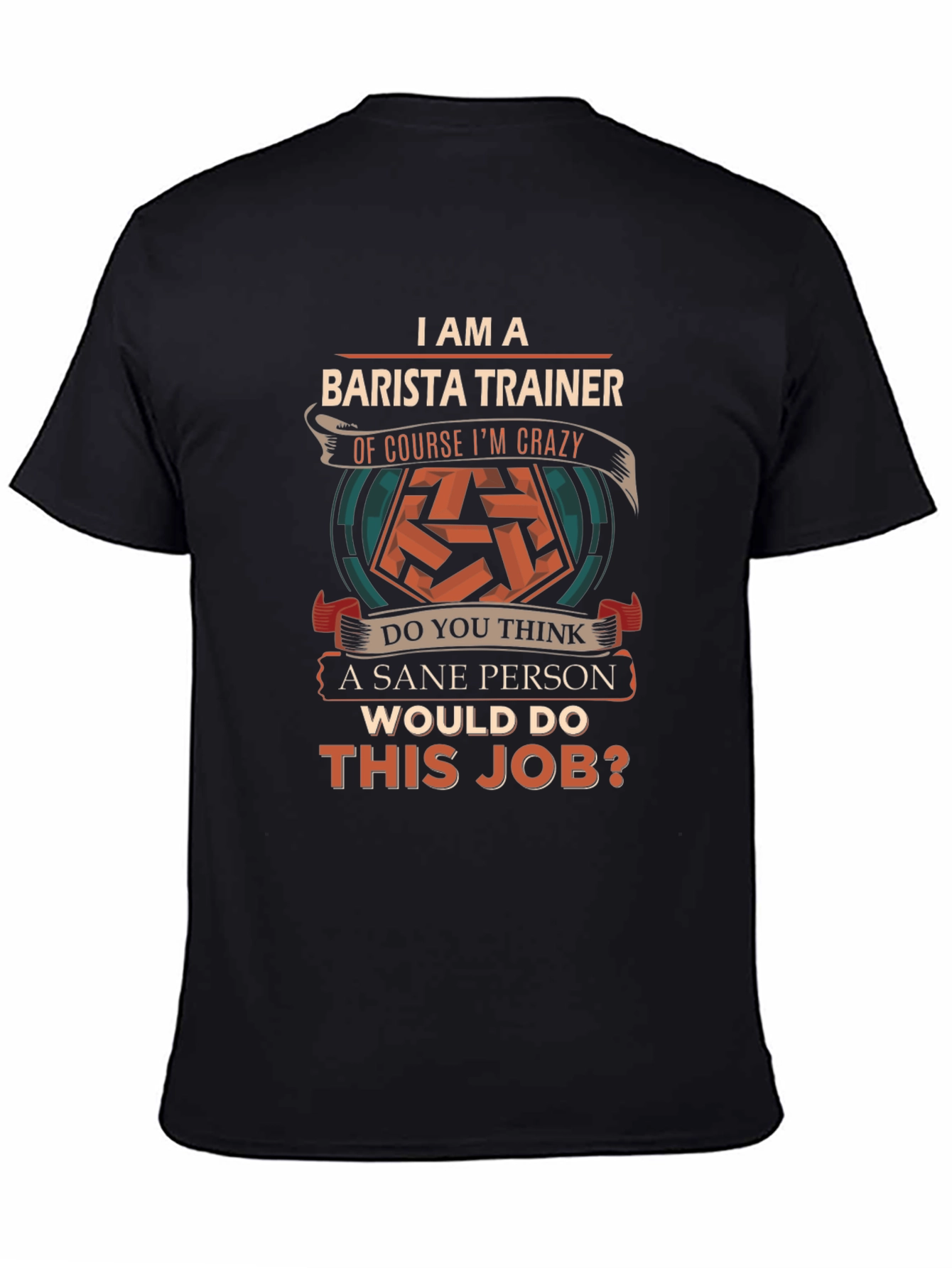 Camiseta Barista Trainer - Diseño Divertido