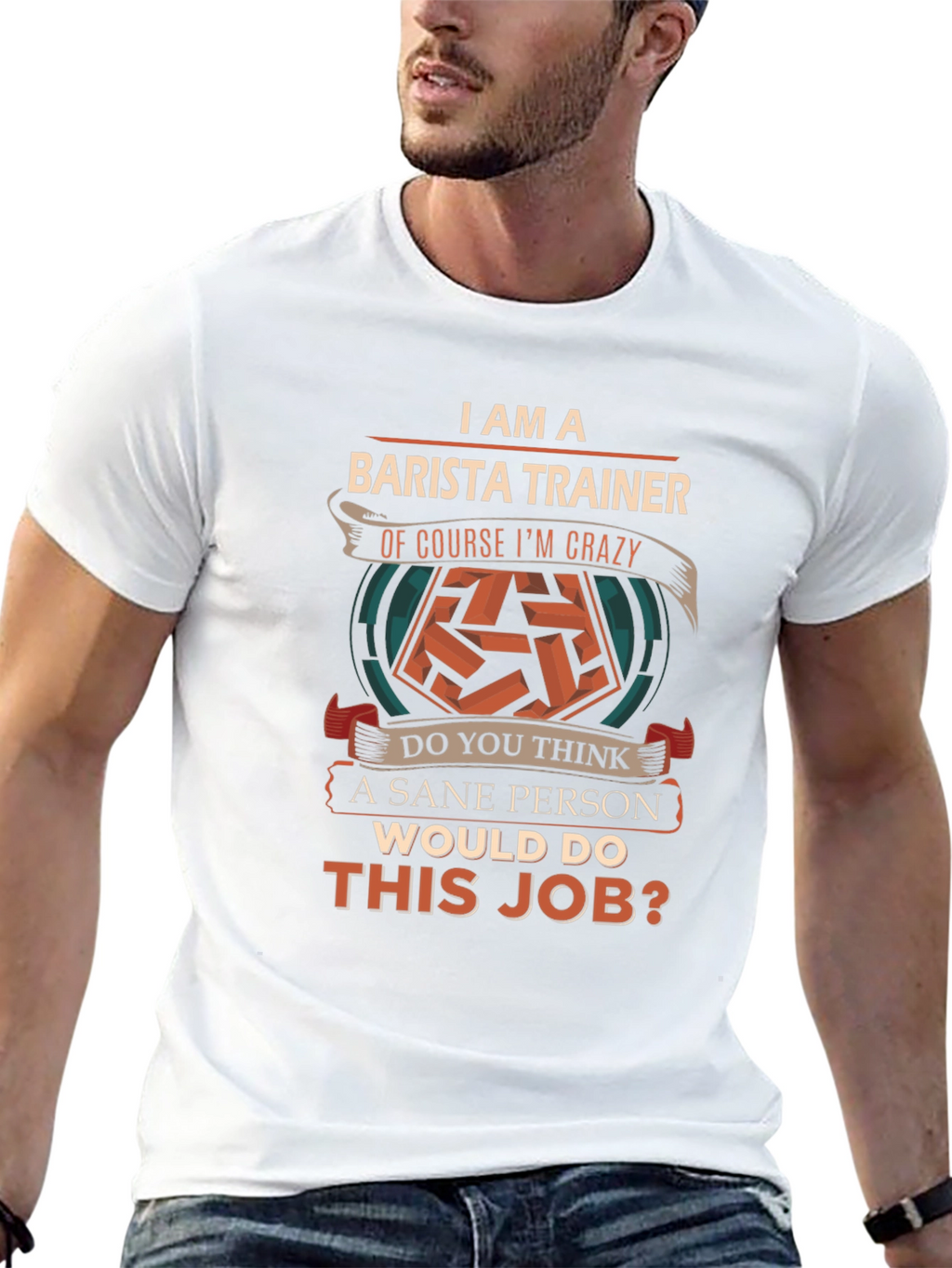 Camiseta Barista Trainer - Diseño Divertido