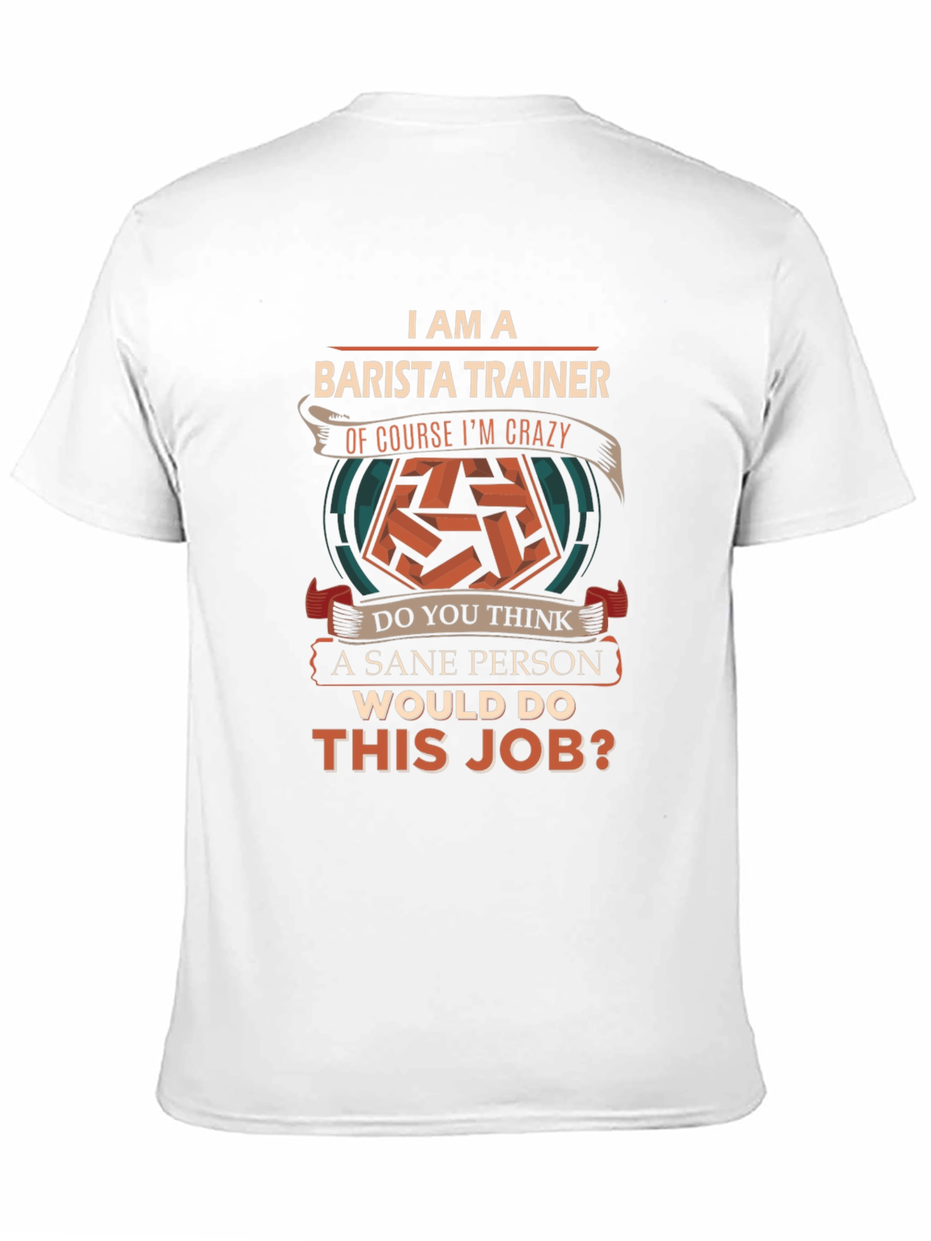 Camiseta Barista Trainer - Diseño Divertido
